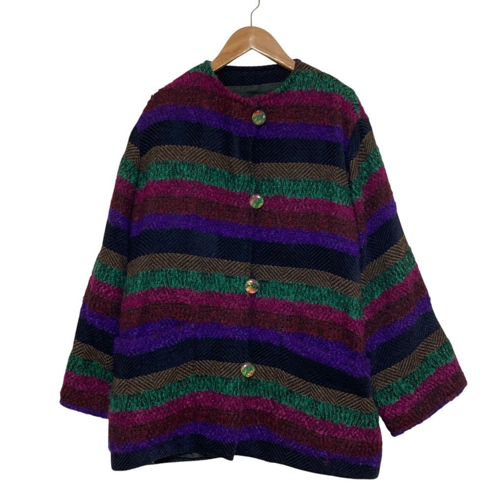 Missoni Missoni Missoni Wool Tweed Collarless Coat Textile Outerwear DUTY FREE for USA Size ONE SIZE - 1 Thumbnail