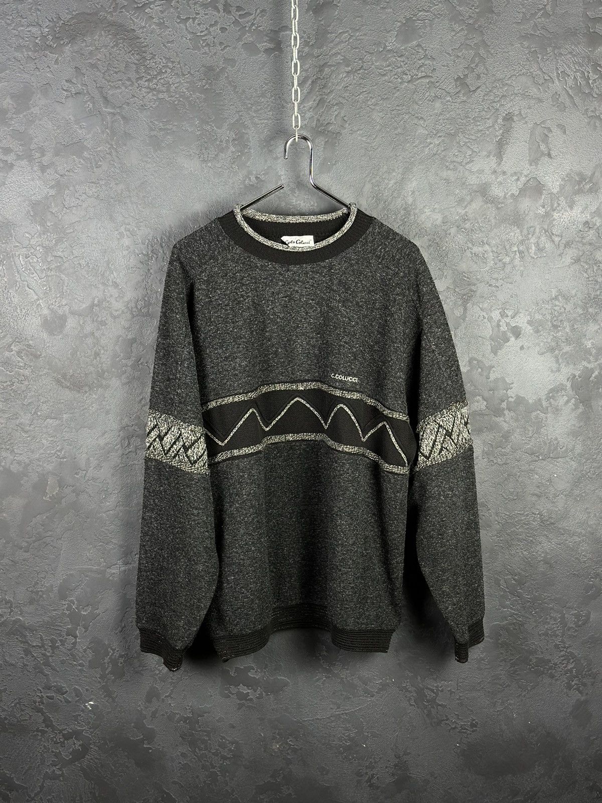 Carlo Colucci × Vintage Vintage rare 90s Carlo Colucci Sweater Size US L / EU 52-54 / 3 - 1 Thumbnail