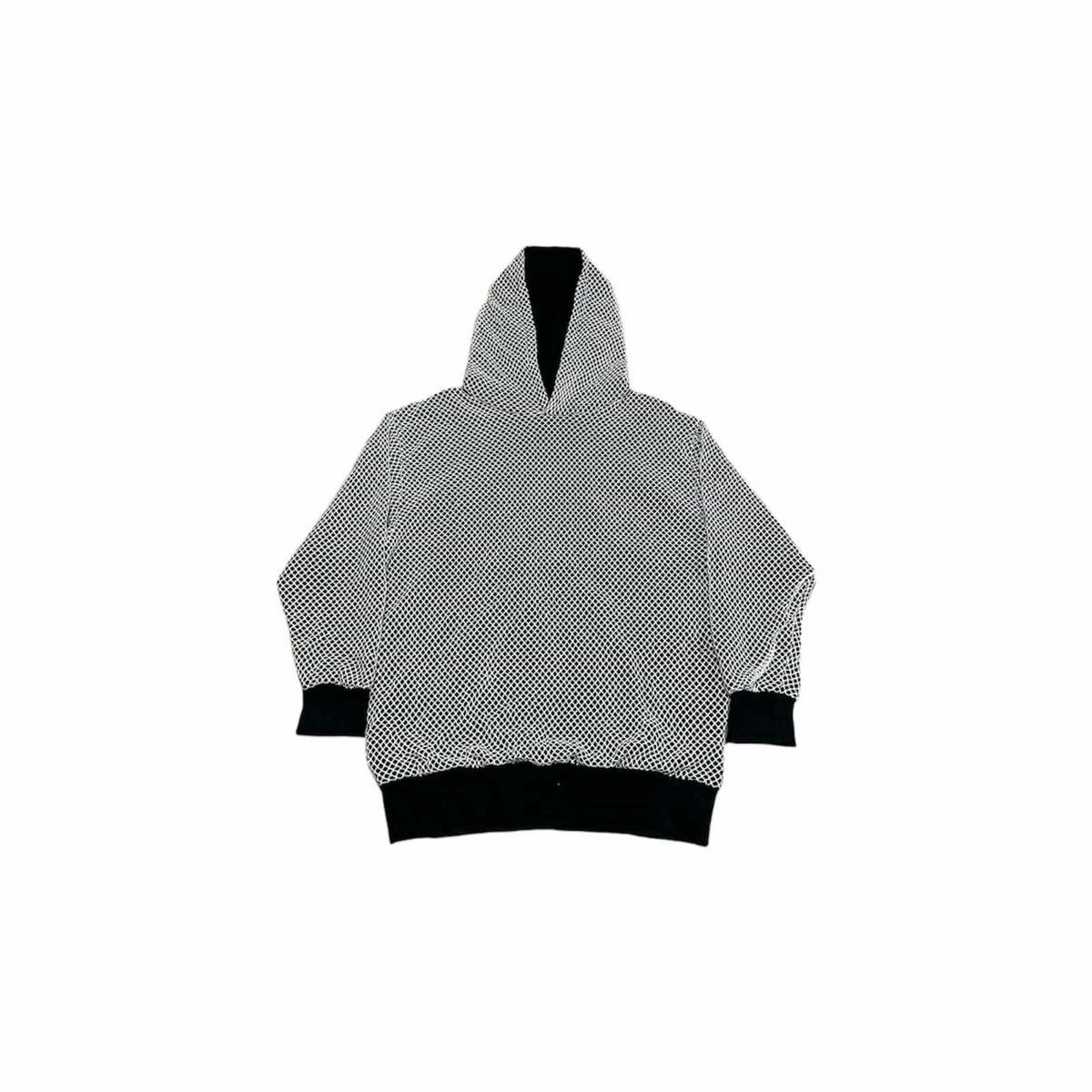 🔥Sick Y2K Noisemaker Double Layer Net Mesh Hoodie Goth Punk