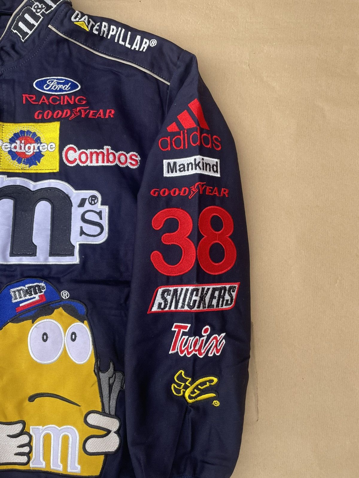 NASCAR × Vintage 🆘Rare🆘 Vintage JH Design M&M's NASCAR racing jacket navy L Size US L / EU 52-54 / 3 - 8 Thumbnail