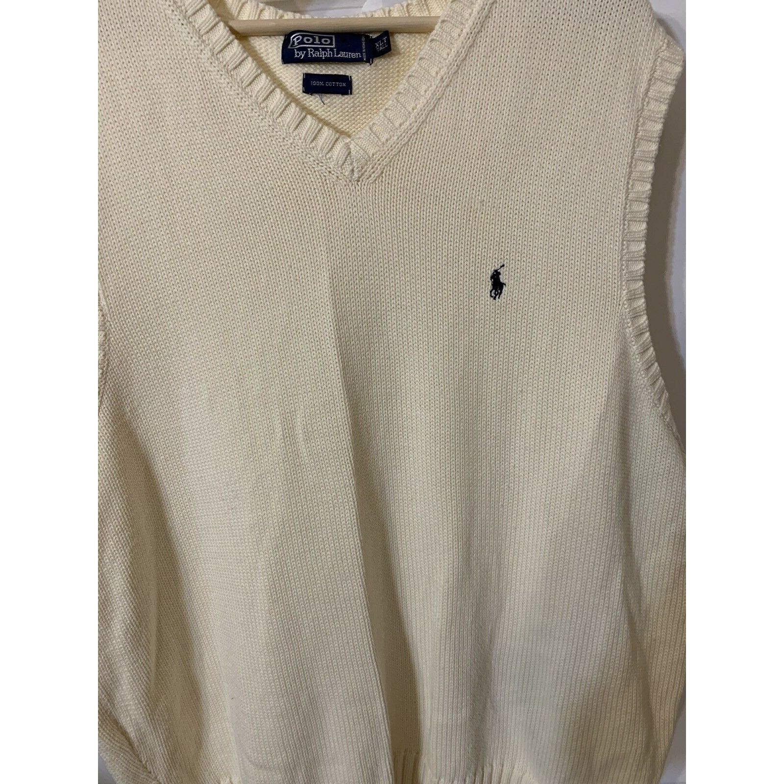 Ralph Lauren Polo Ralph Lauren Ivory Vest Sz XLT Golf Size US XL / EU 56 / 4 - 3 Thumbnail