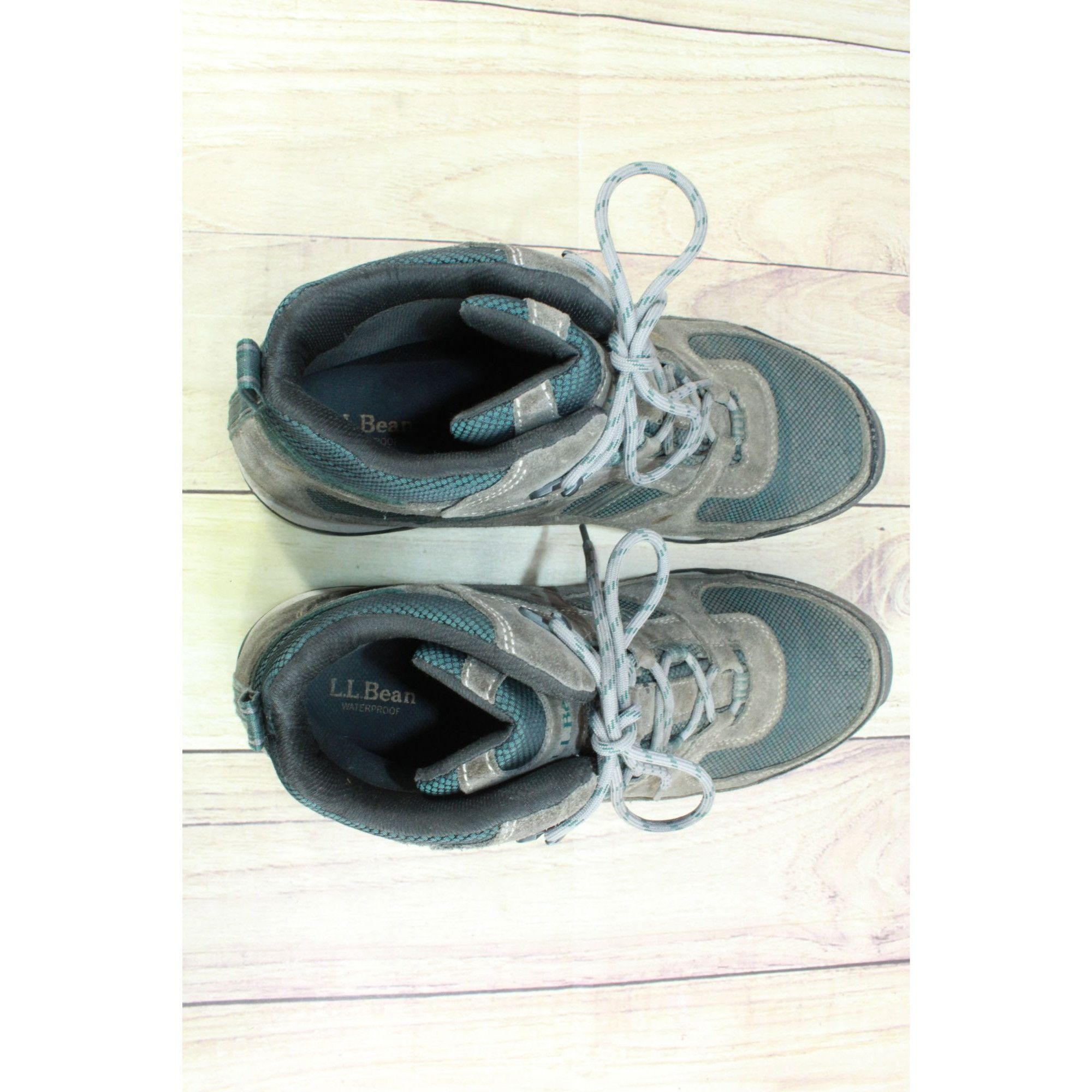 L.L. Bean LL Bean Trail Model 4 Brown Suede Hiking Boots Size US 12 / EU 45 - 7 Thumbnail