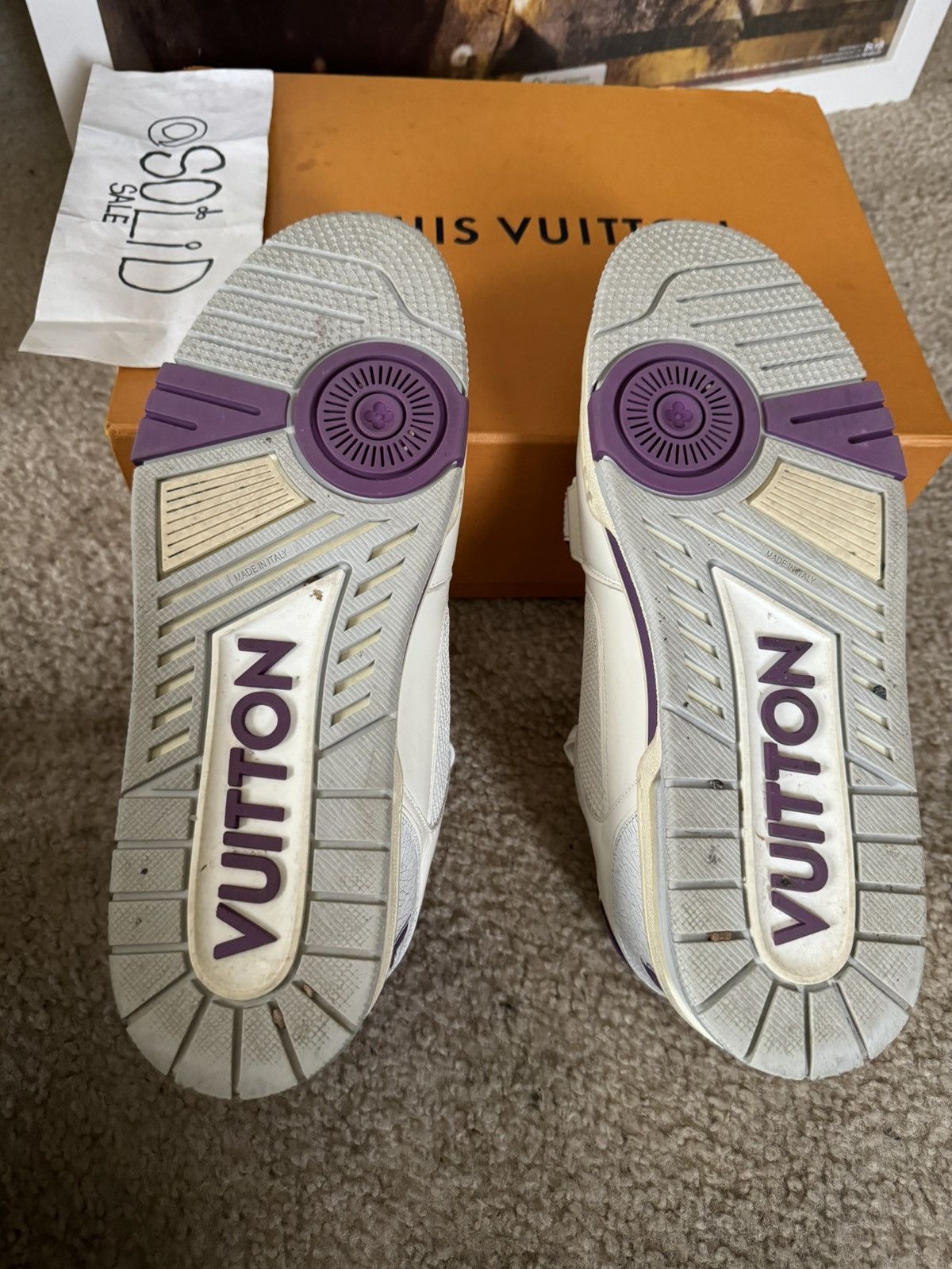 Louis Vuitton LV Trainer leather low trainers Size US 9 / EU 42 - 16 Thumbnail