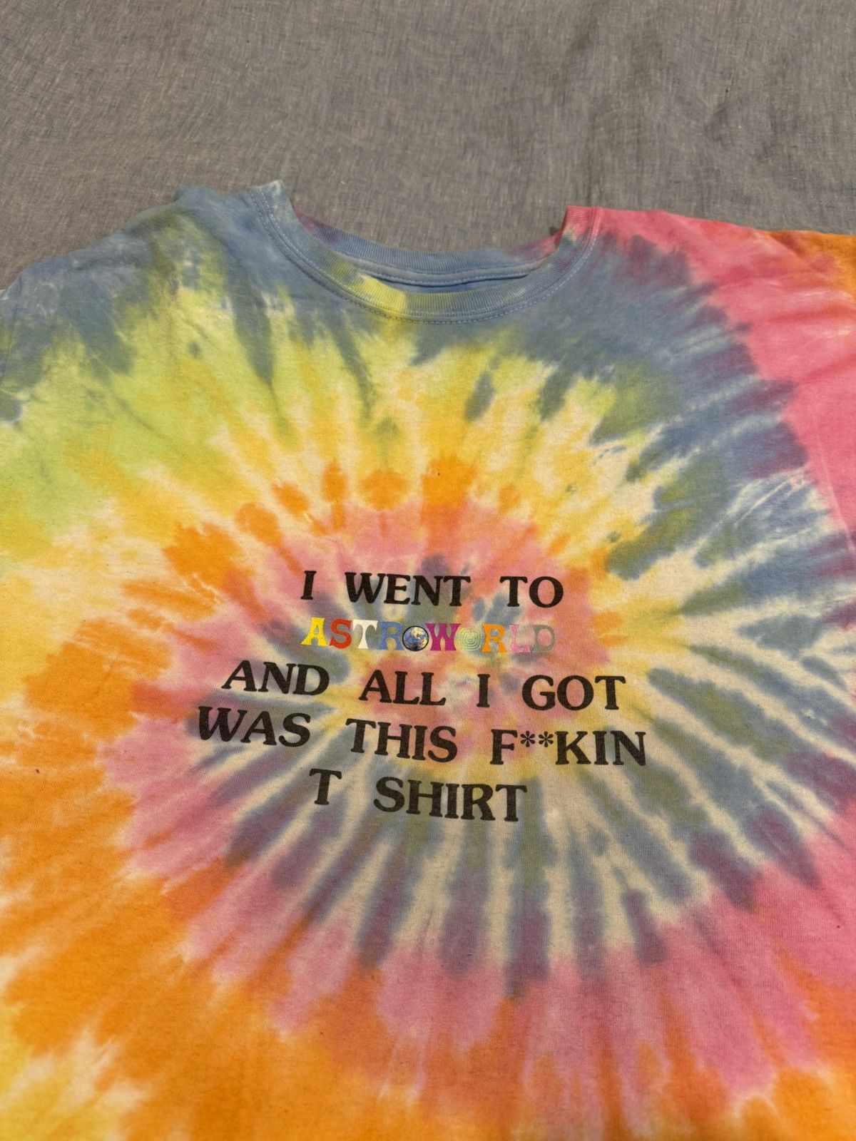 Travis Scott Travis Scott I Went To Astroworld Lollapalooza 2018 Shirt L Size US L / EU 52-54 / 3 - 3 Thumbnail