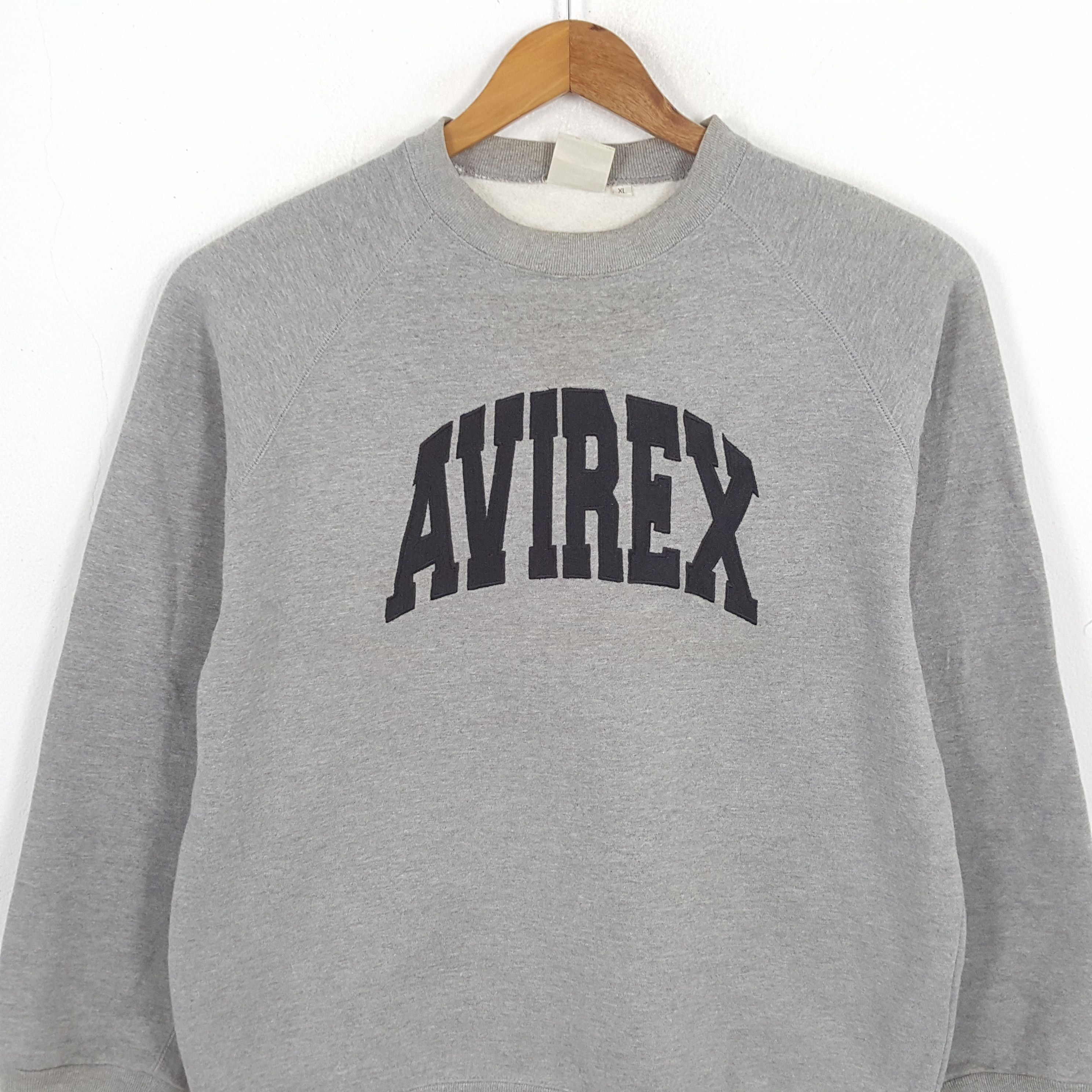 Avirex × Vintage Vintage AVIREX Military Style Streetwear Sweatshirts Size US L / EU 52-54 / 3 - 2 Thumbnail