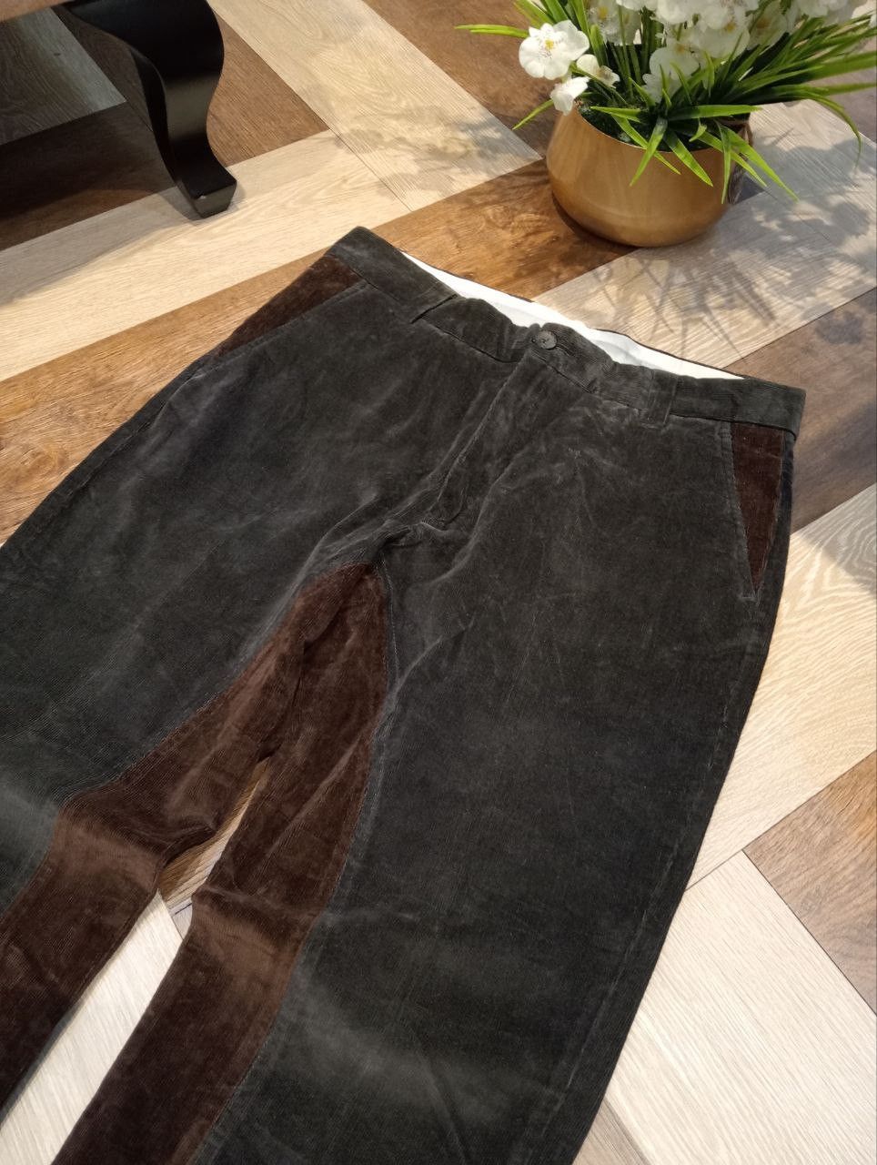 Roberto Cavalli ROBERTO CAVALLI CLASS COTTON LYCRA CORDUROY PANTS Size US 34 / EU 50 - 5 Thumbnail