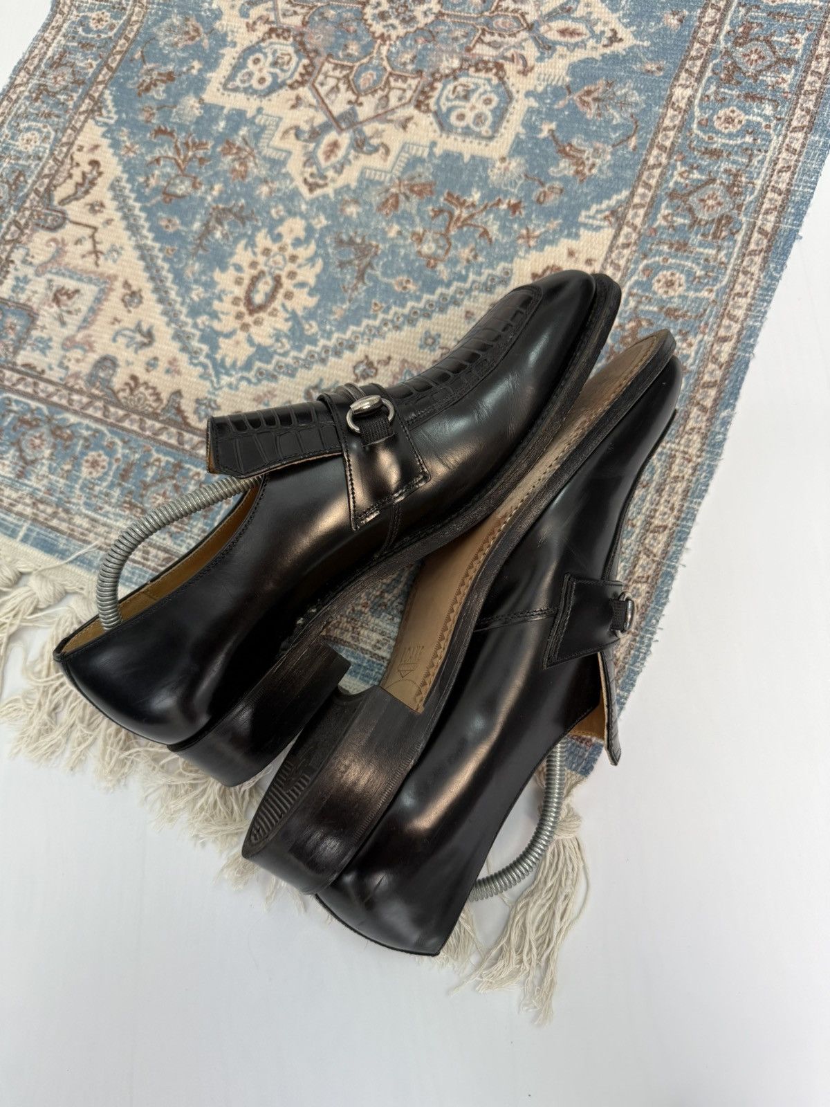 Loake Loake Cromwell Black Leather Loafers Size US 11 / EU 44 - 7 Thumbnail