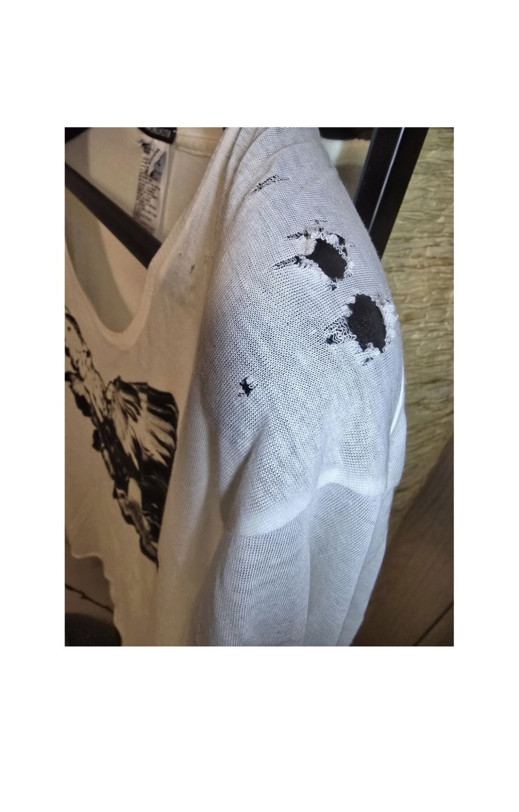 Ann Demeulemeester Ann Demeulemester feather tshirt Size M / US 6-8 / IT 42-44 - 2 Thumbnail