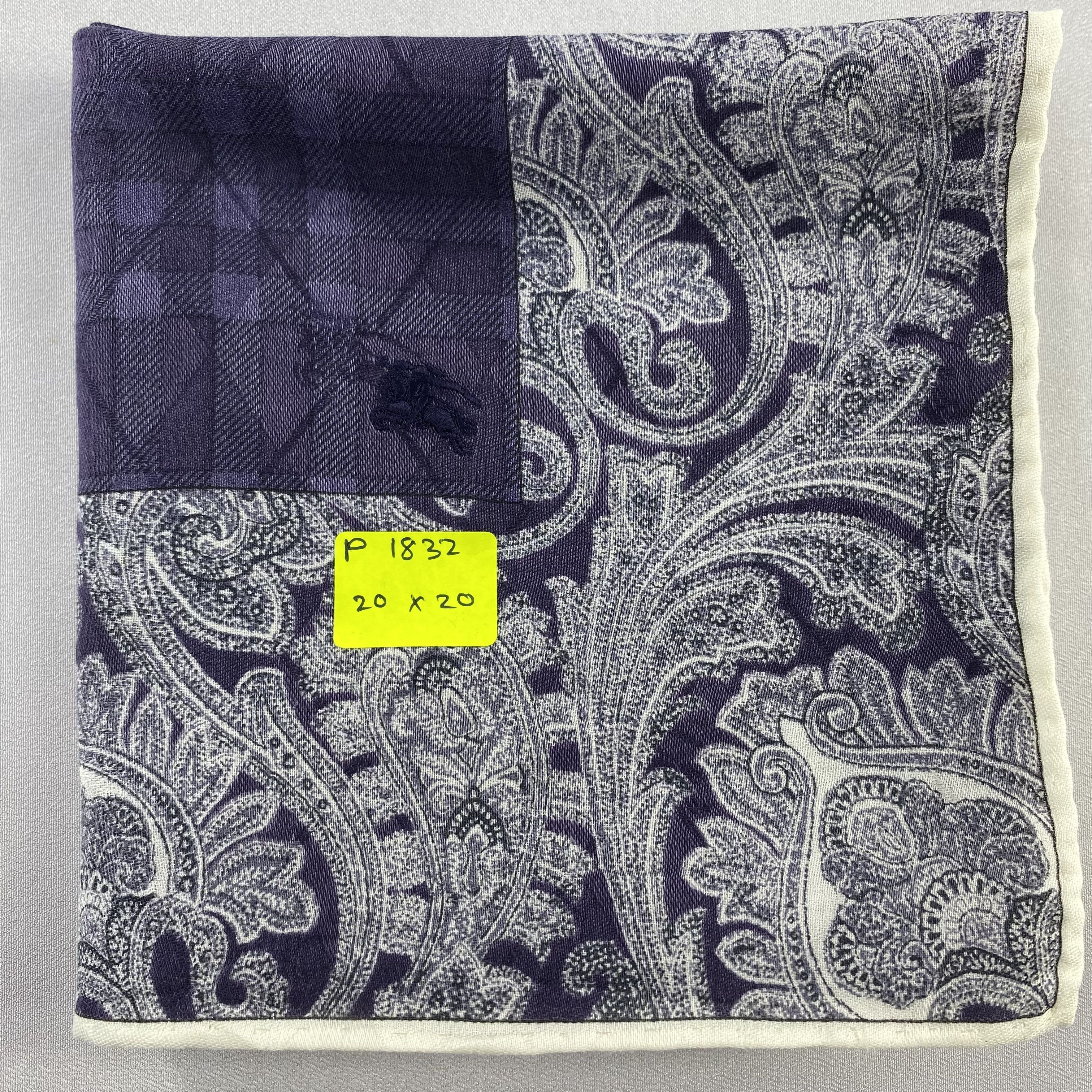 Burberry × Vintage Burberry Handkerchief / Neckerchief / Bandana-P1832 Size ONE SIZE - 5 Thumbnail
