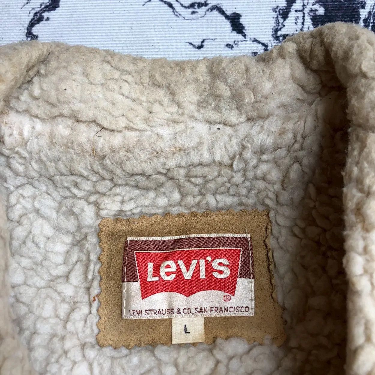 Levi's Vintage Clothing Extremely RARE Vintage Levis 60s Suede Leather Sherpa Jacket Size US L / EU 52-54 / 3 - 9 Thumbnail