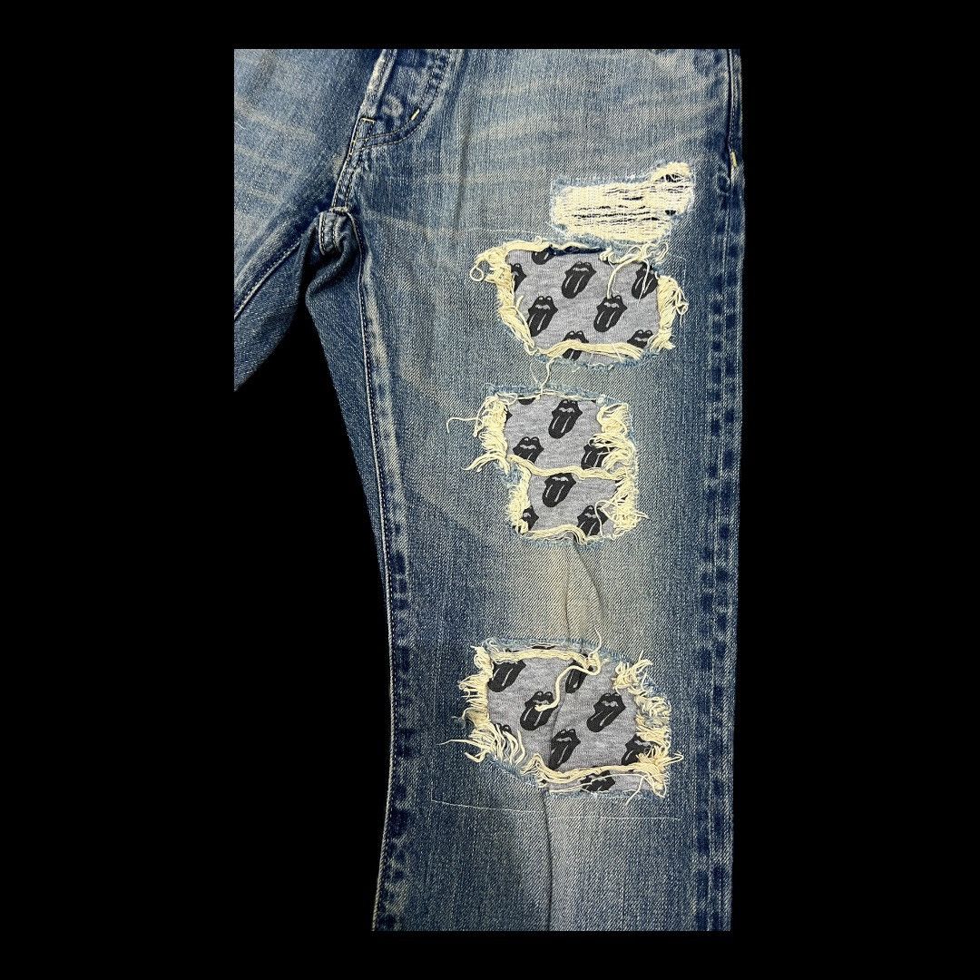 Hysteric Glamour × The Rolling Stones HYSTERIC GLAMOUR X THE ROLLING STONES DISTRESSED DENIM Size US 32 / EU 48 - 11 Thumbnail