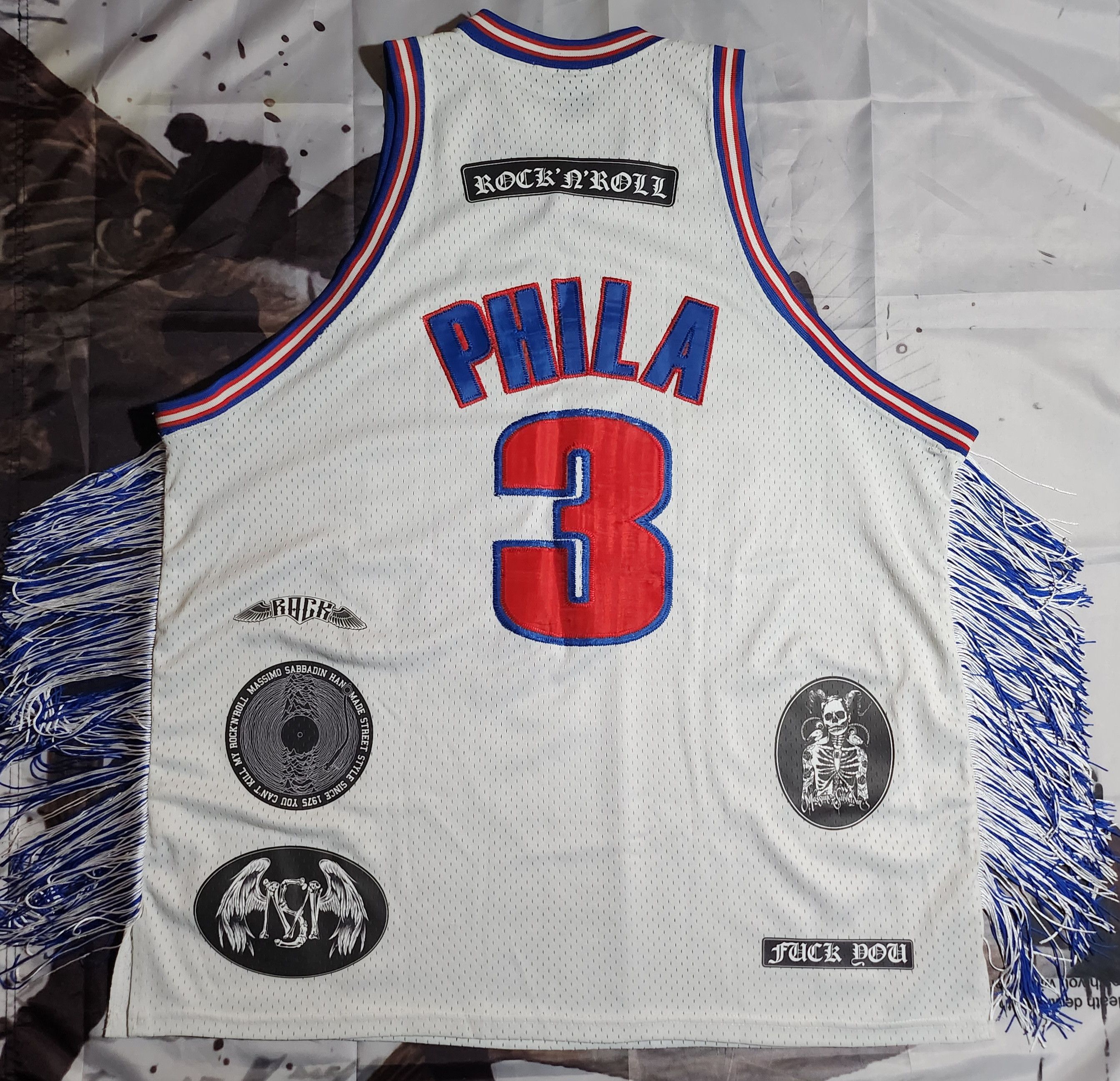 Other Massimo Sabaddin USA Phila Basketball Jersey Size US XL / EU 56 / 4 - 2 Thumbnail