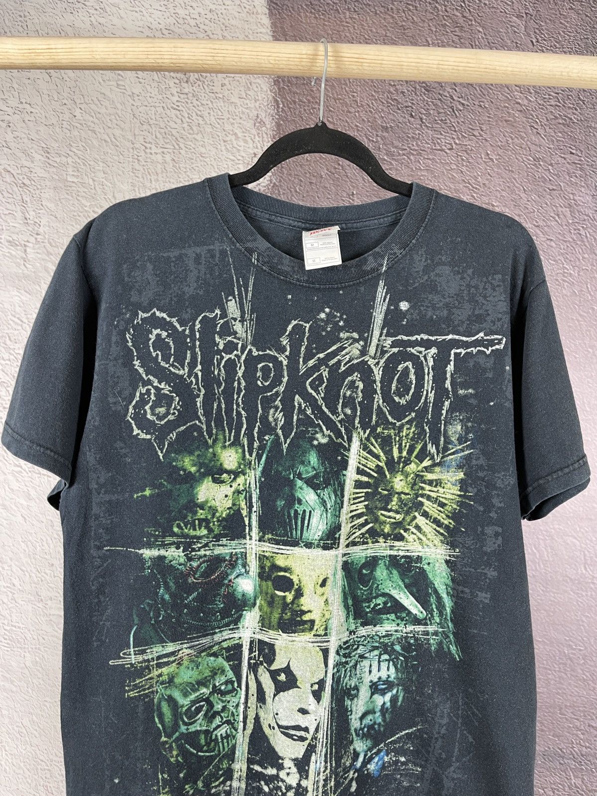 Band Tees Slipknot 2008 Vintage Fruit of The Loom Band Tee Merch Size US M / EU 48-50 / 2 - 6 Thumbnail