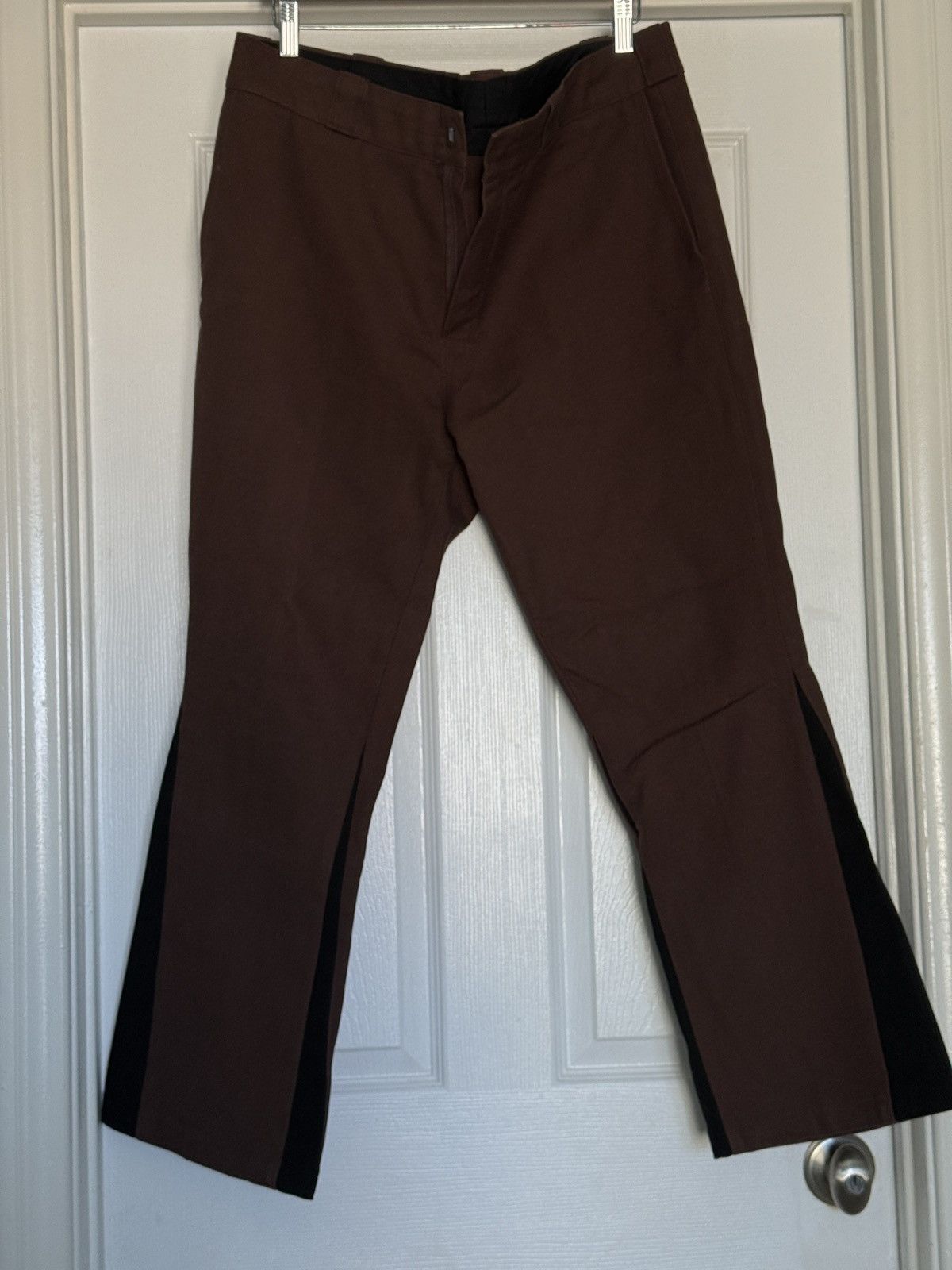 Raf Simons Raf Simons Heavy Canvas Flared Pants SS21 Contrasting Insert Size US 34 / EU 50 - 2 Thumbnail