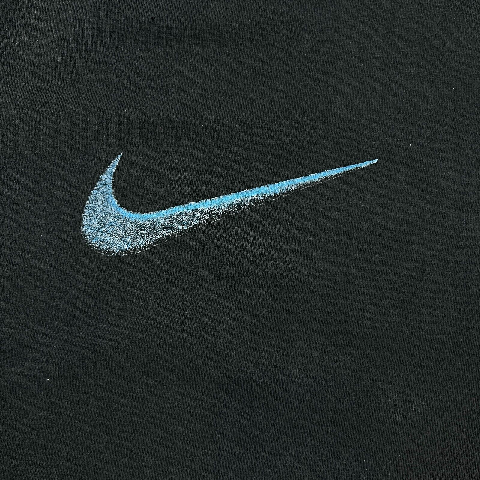 Nike × Vintage Nike Sportswear T Shirt Big Center Swoosh Short Sleeve Tee Size US L / EU 52-54 / 3 - 2 Thumbnail