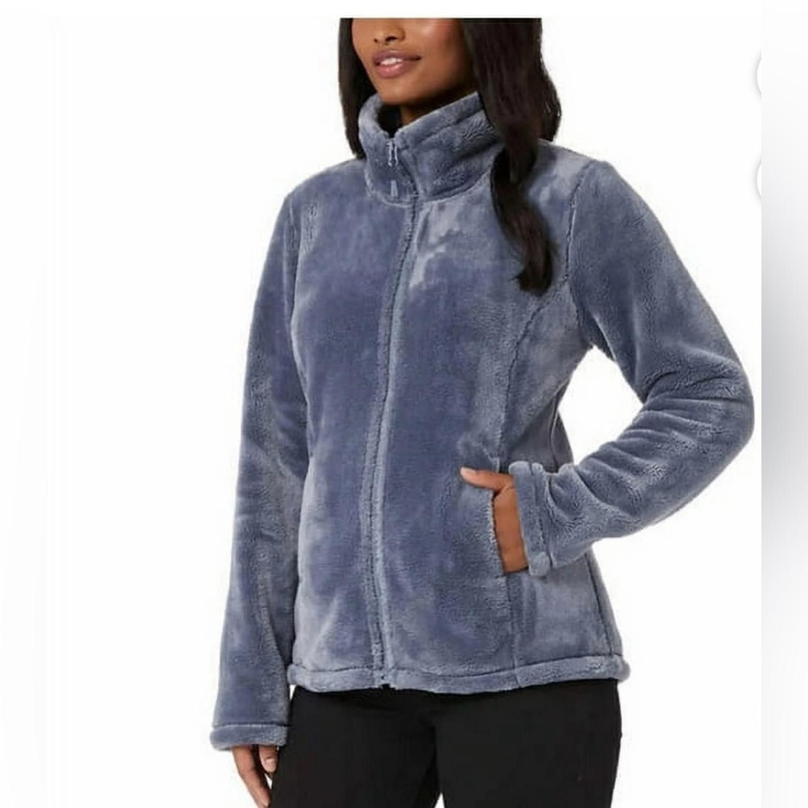 Designer NWT. 32 Degrees. Plush Full Zip Jacket Grisaille Size Small. Size S / US 4 / IT 40 - 1 Thumbnail