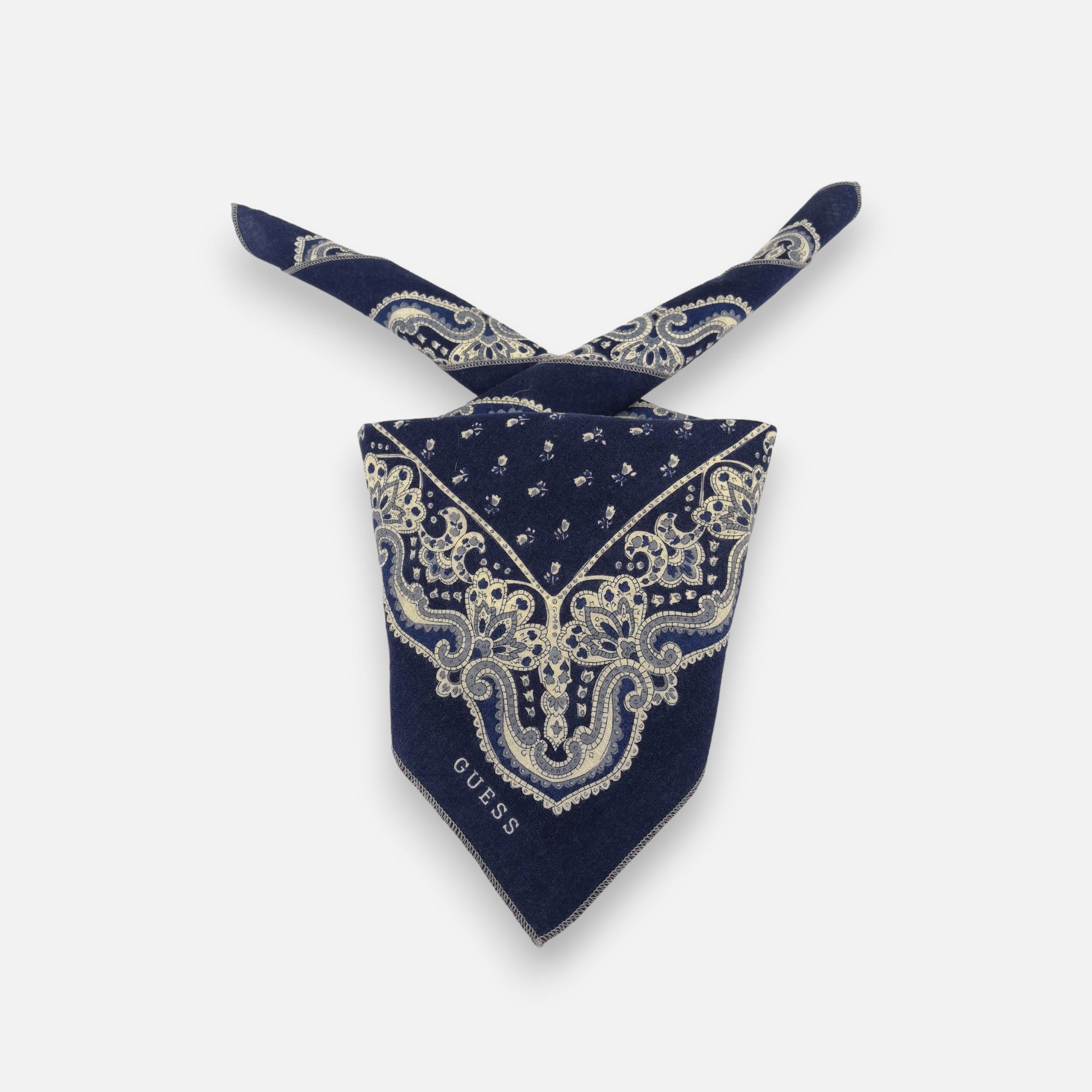 Guess × Vintage Vintage Guess Handkerchief Pocket Square Bandana Size ONE SIZE - 1 Thumbnail