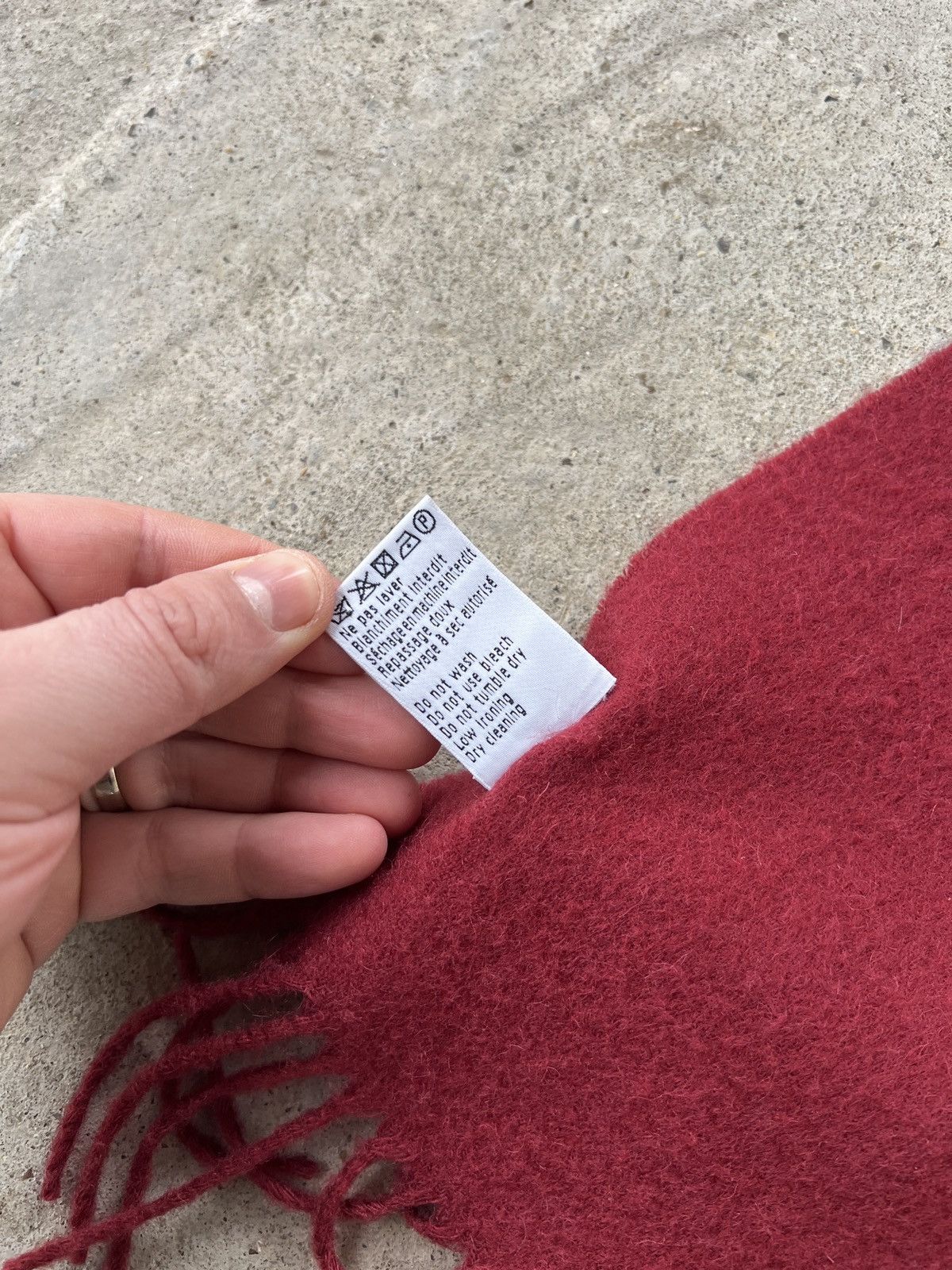 Lacoste Lacoste Wool Scarves Size ONE SIZE - 4 Thumbnail