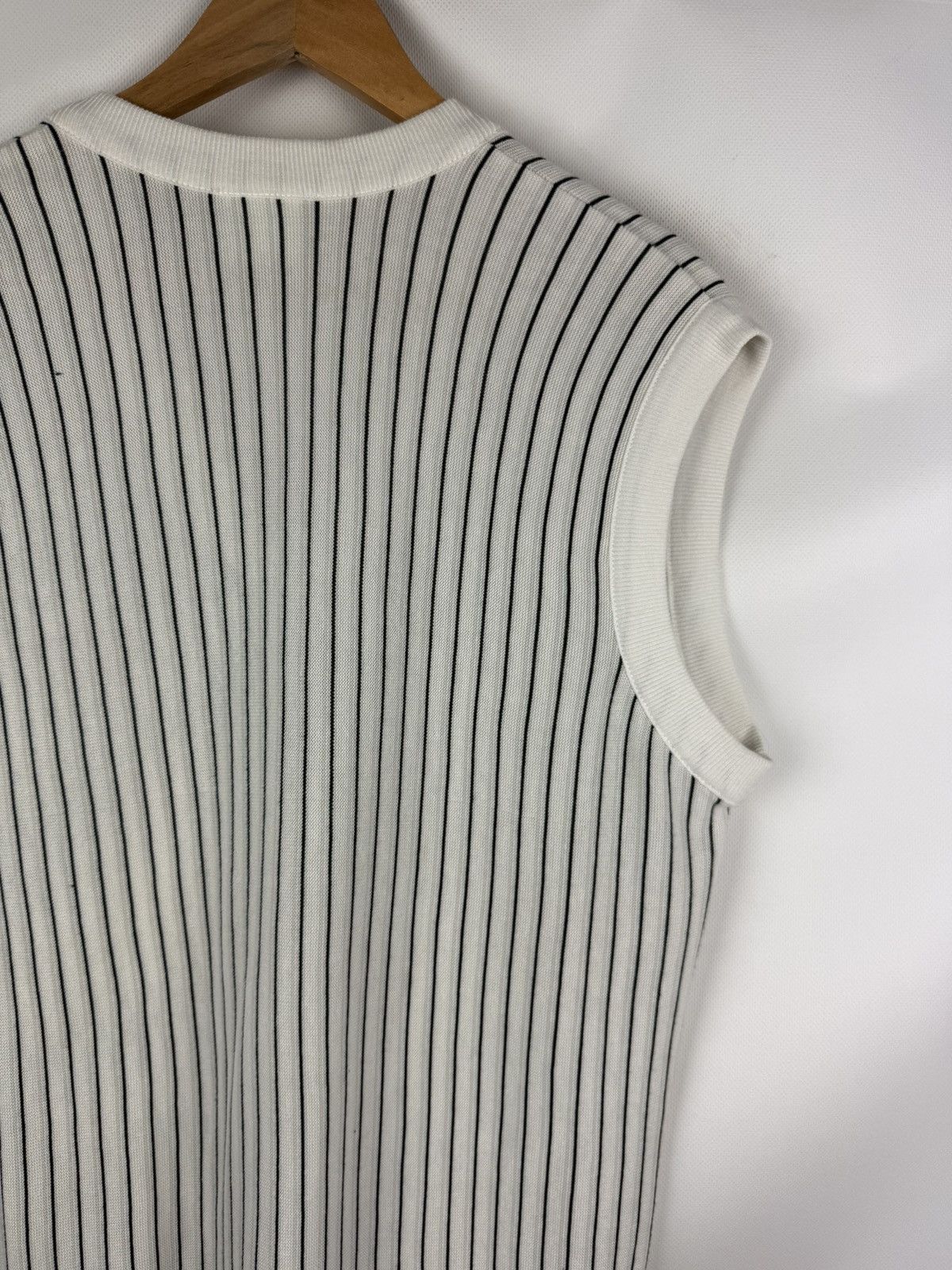 Lacoste Lacoste Limited Edition 75 Anniversary Striped Vest Sweater Size US L / EU 52-54 / 3 - 17 Thumbnail