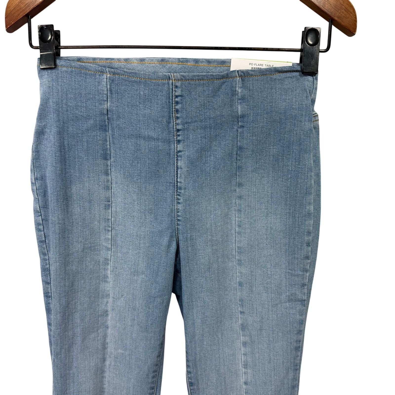 Macys INC International Concepts Jeans sz 4 Hi Rise Flare NEW G615 Size 27" / US 4 / IT 40 - 8 Thumbnail