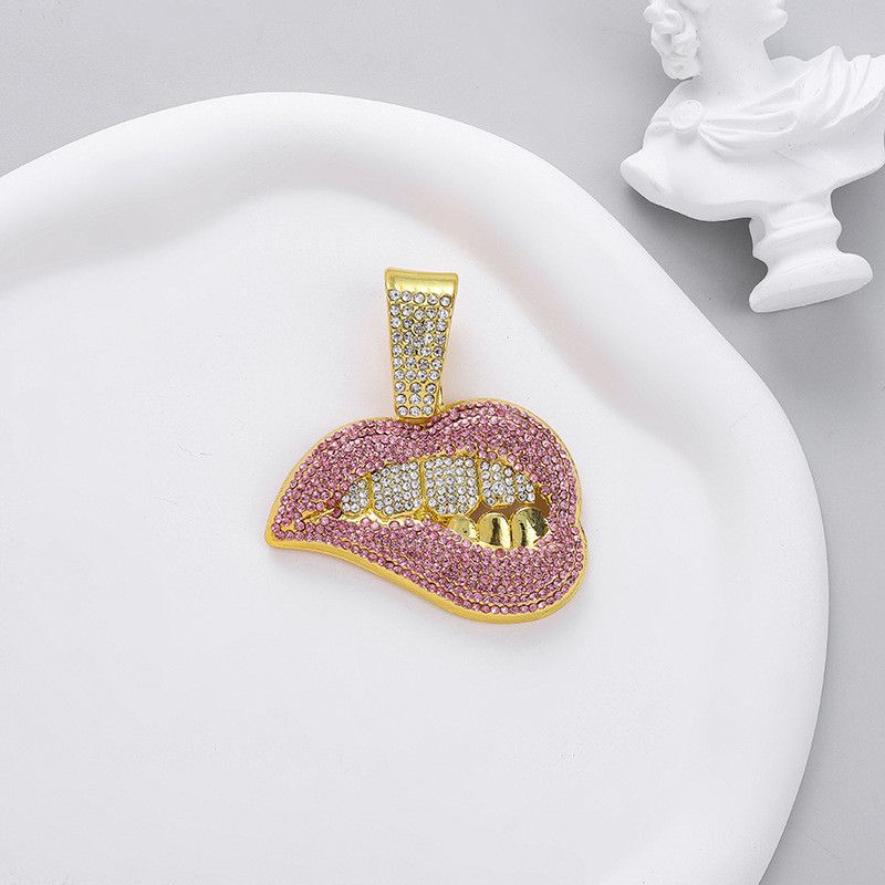 Other Mouth Rhinestones Necklace Size ONE SIZE - 2 Thumbnail