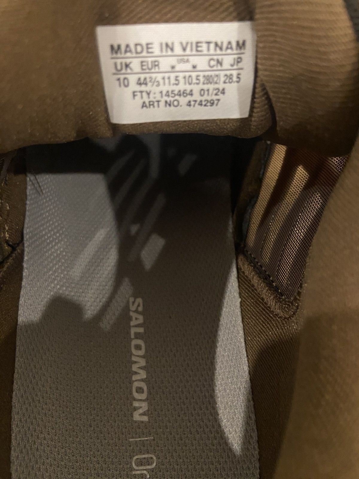 Salomon Salomon Brown ACS Pro Desert Sneakers Size US 10.5 / EU 43-44 - 6 Thumbnail