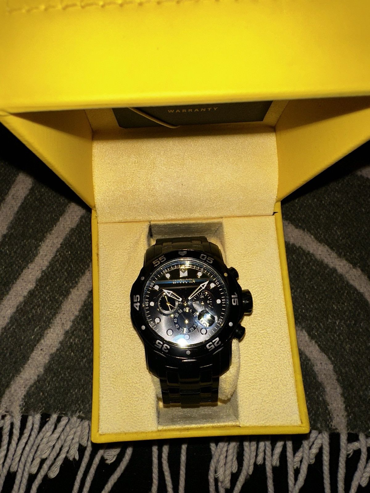 Invicta Invicta black steel watch Size ONE SIZE - 2 Thumbnail
