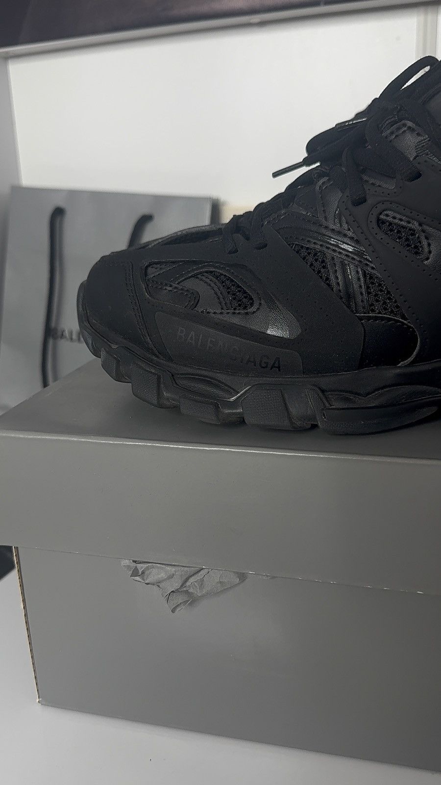 Balenciaga ✅Balenciaga Track 1 Clear Full Black 41 Low Size US 8 / EU 41 - 5 Thumbnail