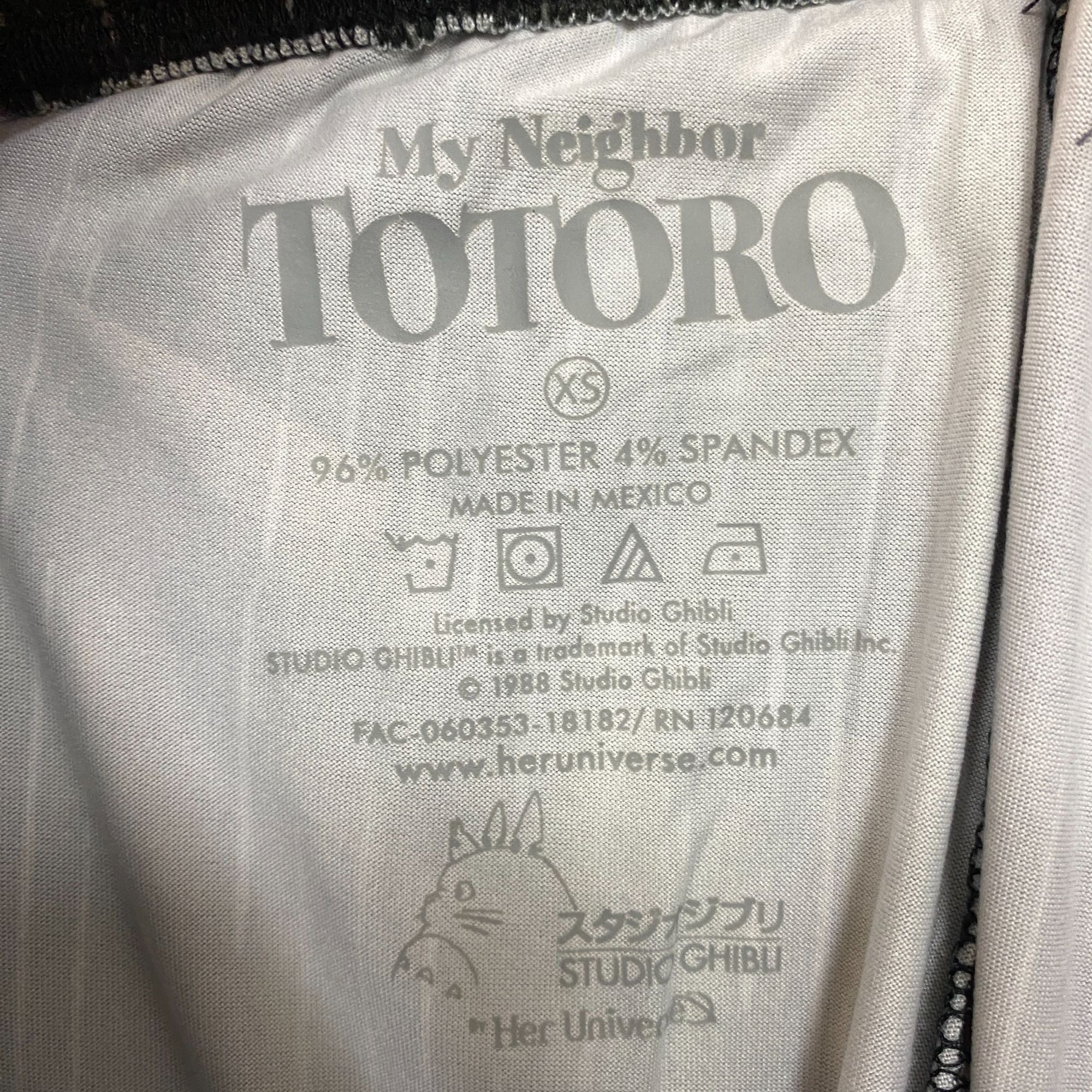 Other Studio Ghibli My Neighbor Totoro Rain Leggings XS Size 22" - 5 Thumbnail