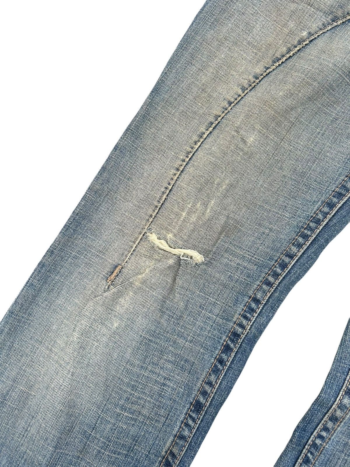 Neil Barrett Neil Barrett Punk Bondage Style Distressed Italy Denim Jeans Size US 32 / EU 48 - 3 Thumbnail
