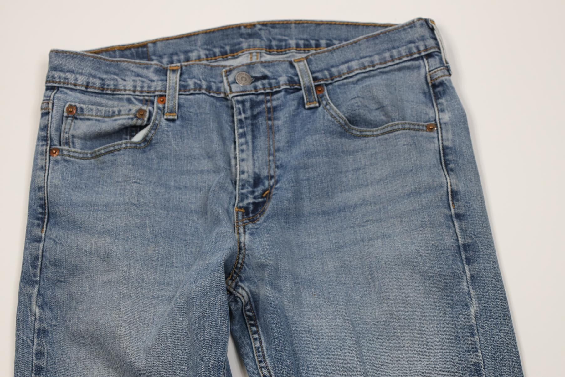 Levi's Vintage Y2K Levis 527 Slim Bootcut Flared Denim Jeans Blue Size US 32 / EU 48 - 2 Thumbnail