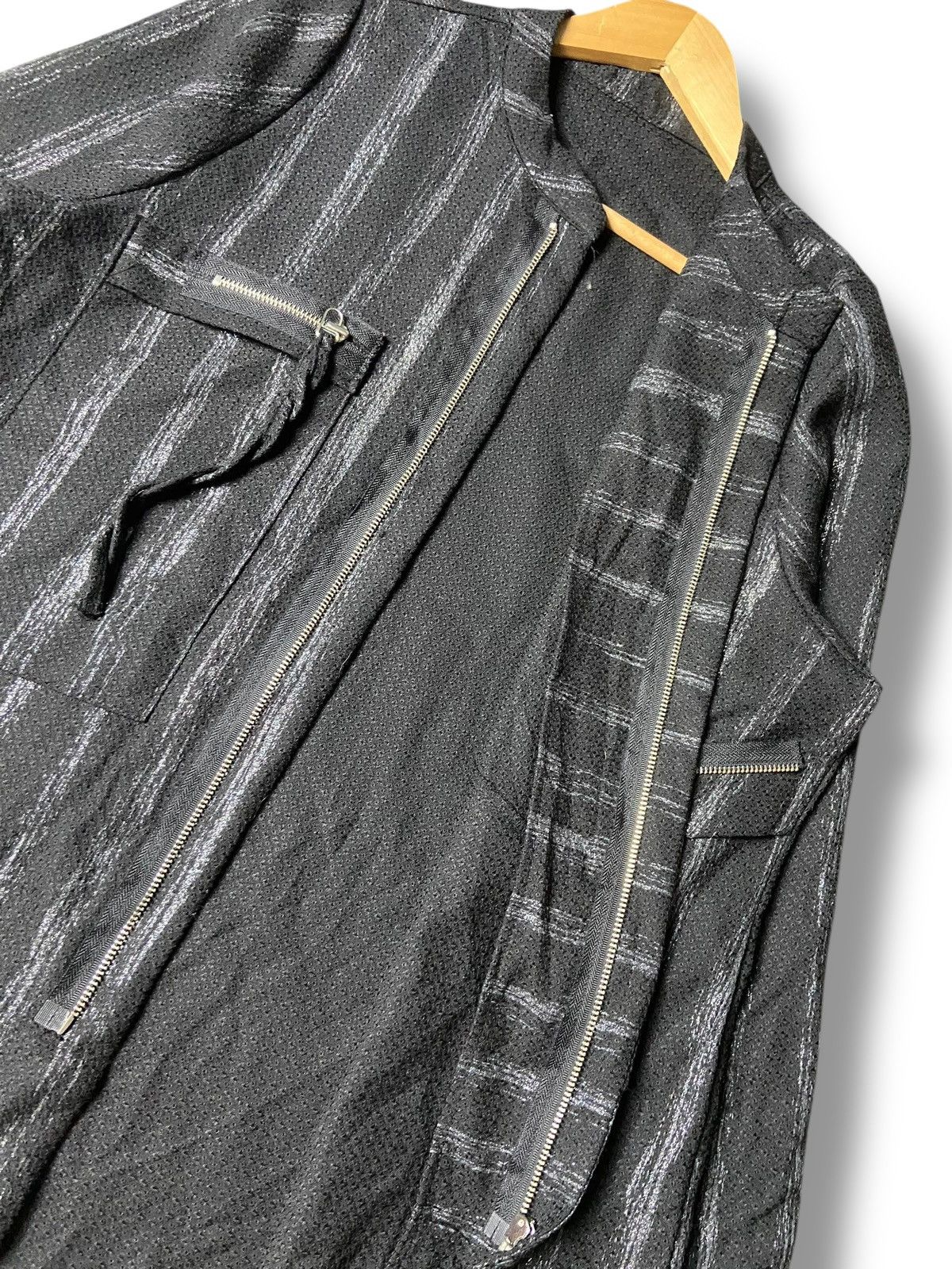 Japanese Brand Graxia Brand Asymmetric Design Coat (155) Size US S / EU 44-46 / 1 - 3 Thumbnail