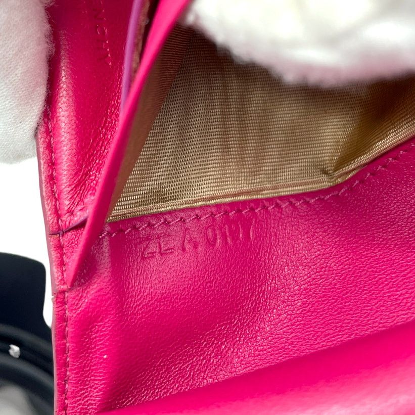 Givenchy 🔴 Givenchy Compact Snap Wallet - Pink Leather Size ONE SIZE - 9 Thumbnail
