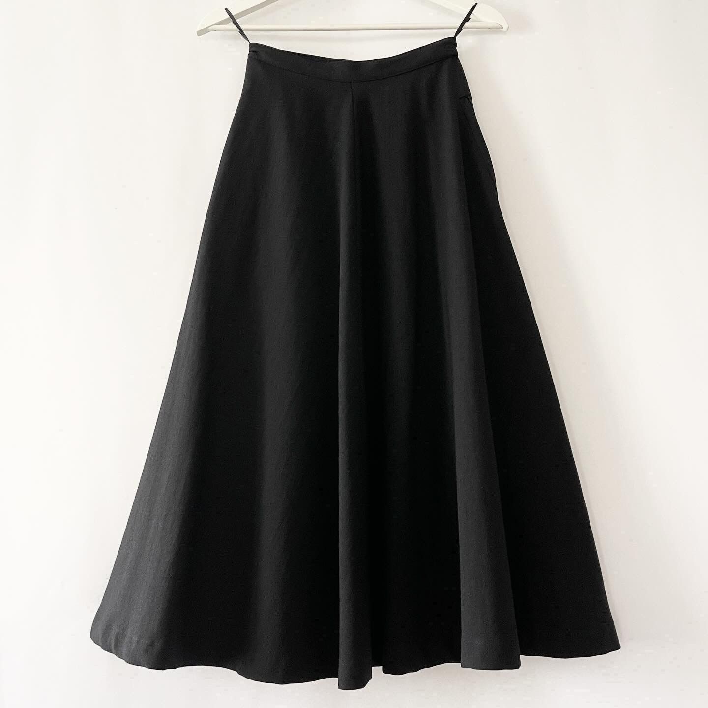 image of Tricot Comme Des Garcons Archive Maxi Skirt in Black, Women's (Size 26)