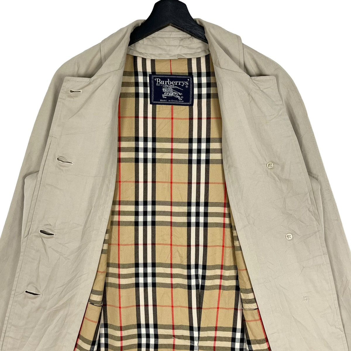 Burberry × Vintage Vintage 90’s Burberrys Women’s Trench Coat Size S / US 4 / IT 40 - 9 Thumbnail