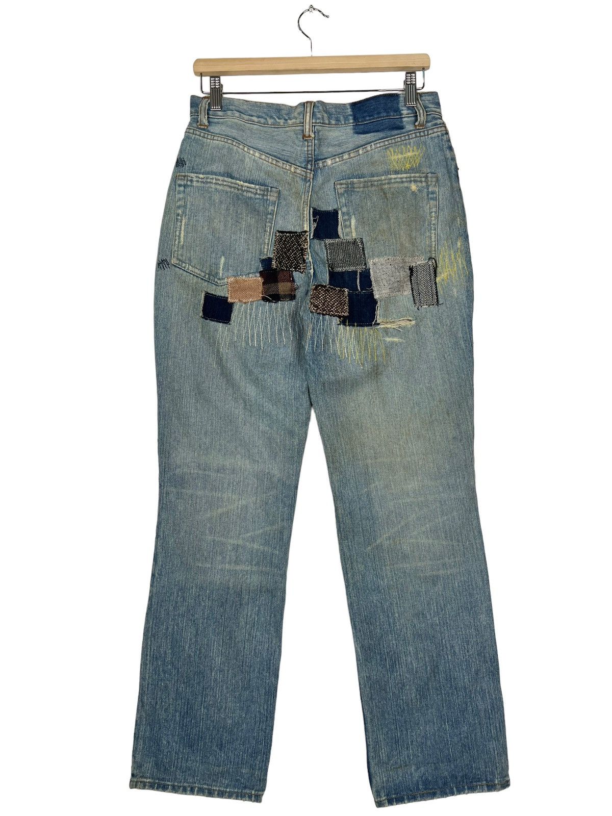 Hysteric Glamour × If Six Was Nine × Japanese Brand 🔥 T.T.U PATCHWORK DENIM Size US 30 / EU 46 - 8 Thumbnail