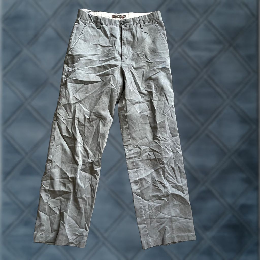 Dockers DOCKERS D3 Gray Men FLAT FRONT Dress Pants 30x30 Size US 30 / EU 46 - 1 Thumbnail
