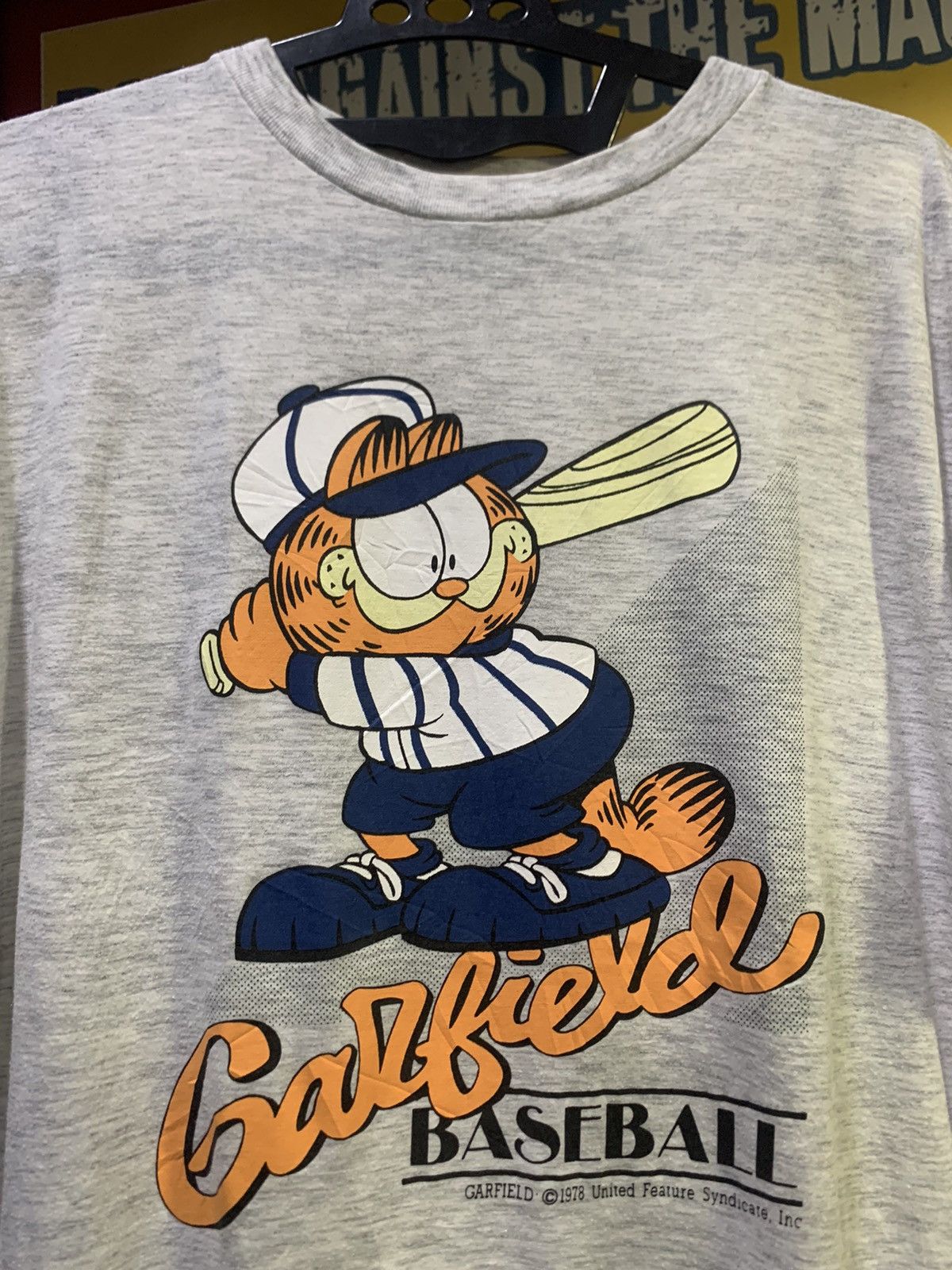 Cartoon Network Vintage GARFIELD “Baseball” Garfield ©️1978 cartoon tees Size US L / EU 52-54 / 3 - 1 Thumbnail