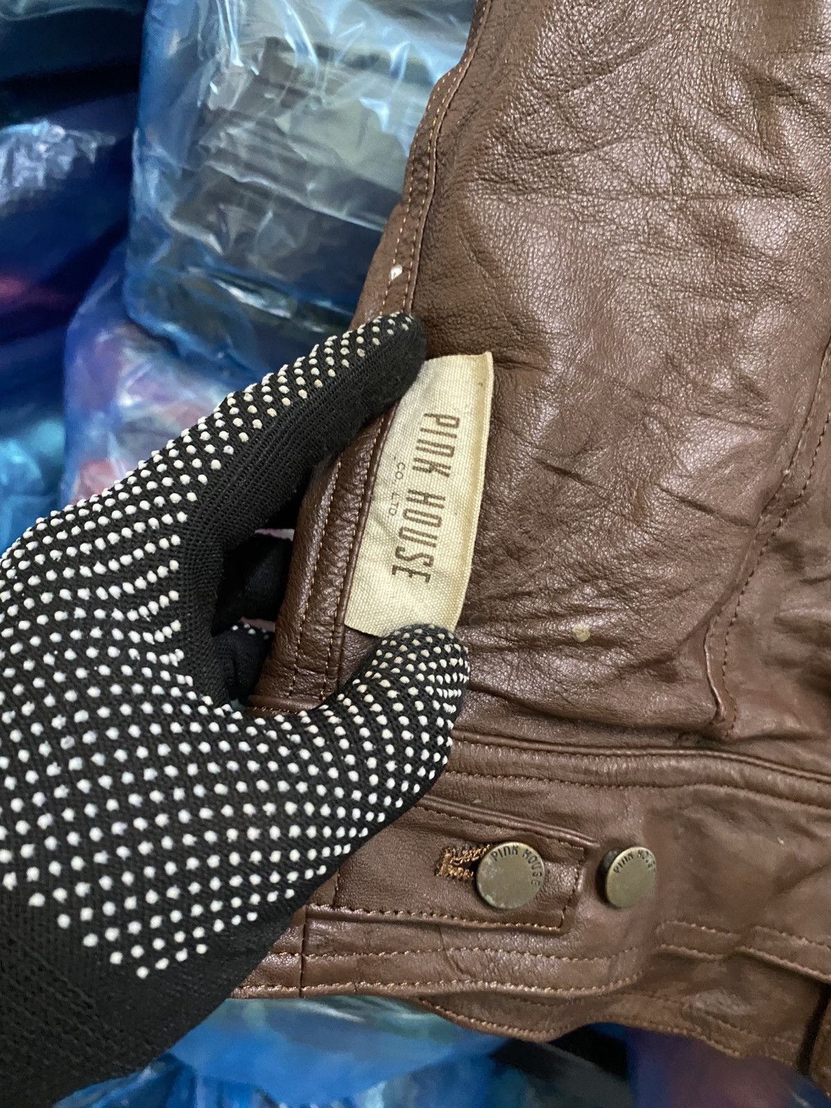 Pink House Pink House Vintage Brown Leather Vest - Japanese Retro Biker Size US S / EU 44-46 / 1 - 9 Thumbnail