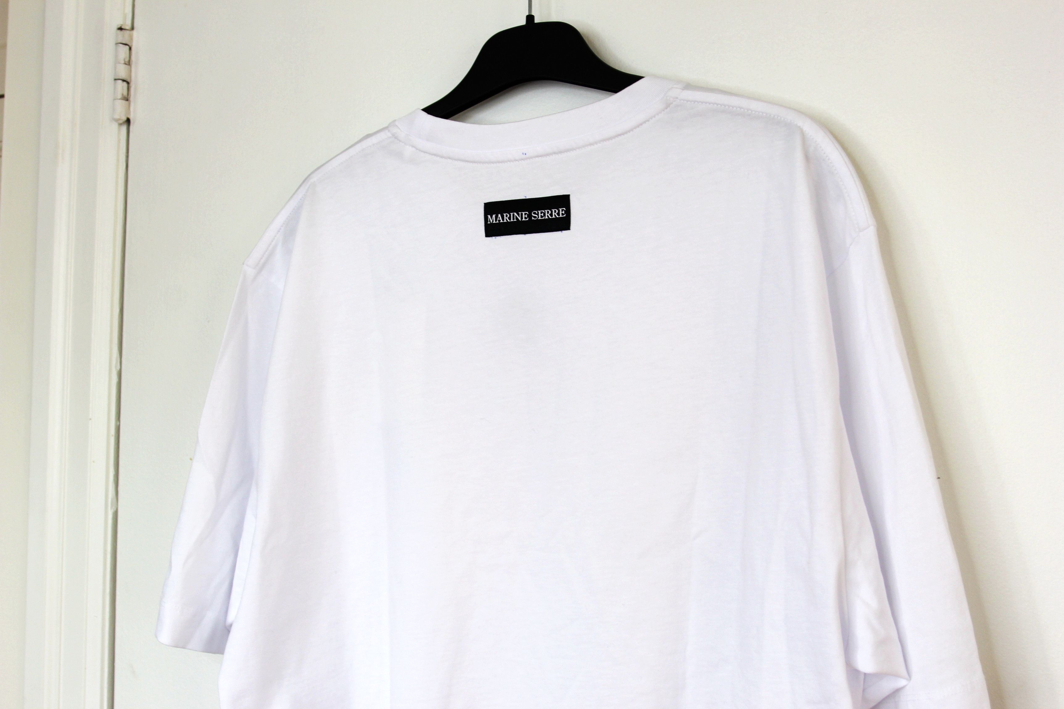 Marine Serre BNWT AW25 MARINE SERRE MOON LOGO JERSEY TSHIRT L Size US L / EU 52-54 / 3 - 6 Thumbnail