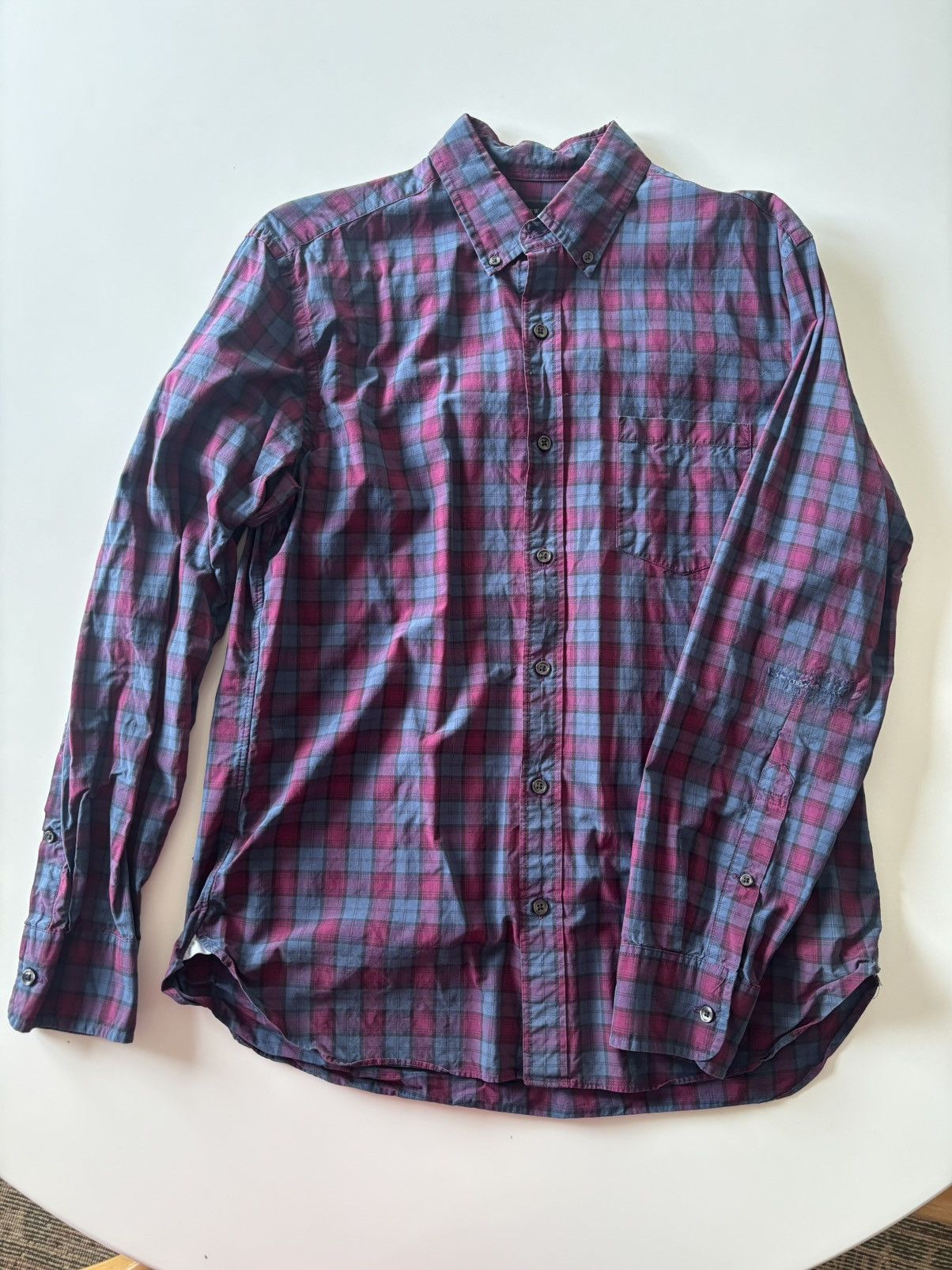 J.Crew Plaid repaired shirt Size US M / EU 48-50 / 2 - 3 Thumbnail