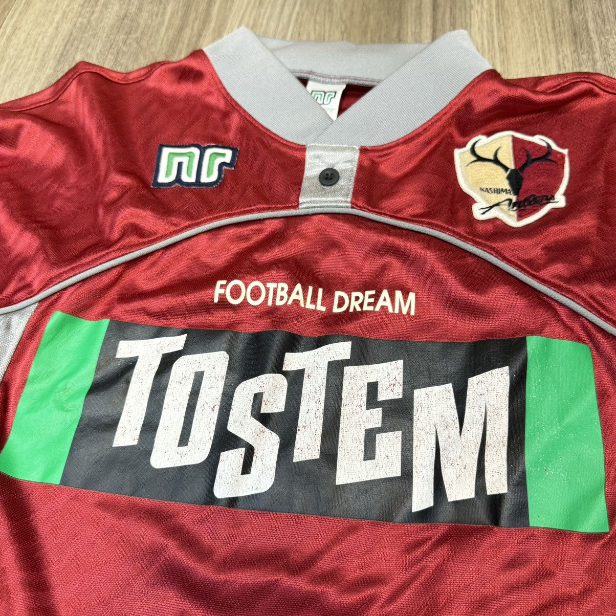 Japanese Brand Kashima Antlers 98/99 home shirt Size US L / EU 52-54 / 3 - 3 Thumbnail