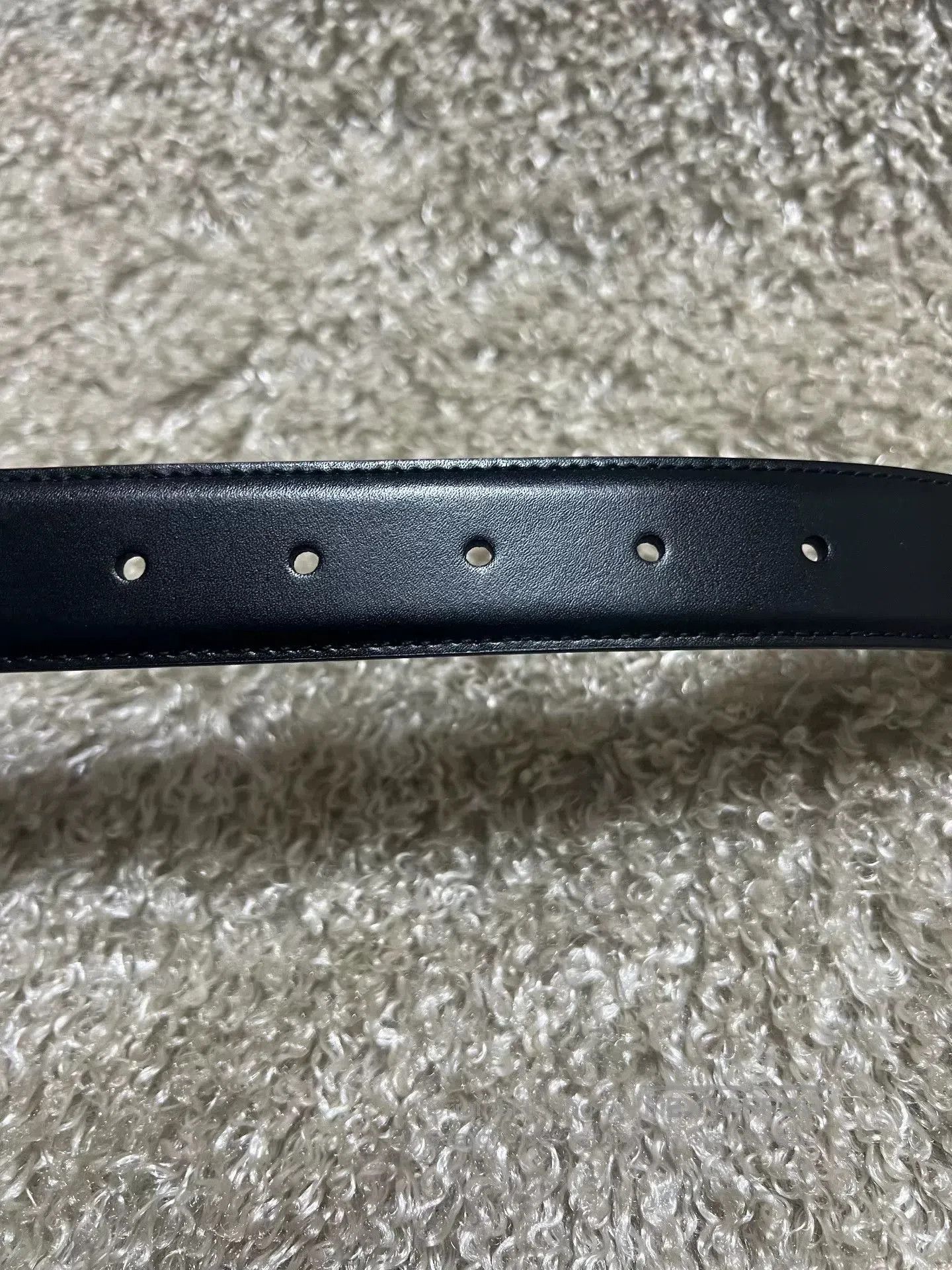 Montblanc Montblanc Men's Full Leather Pin Buckle Belt. Size ONE SIZE - 6 Thumbnail