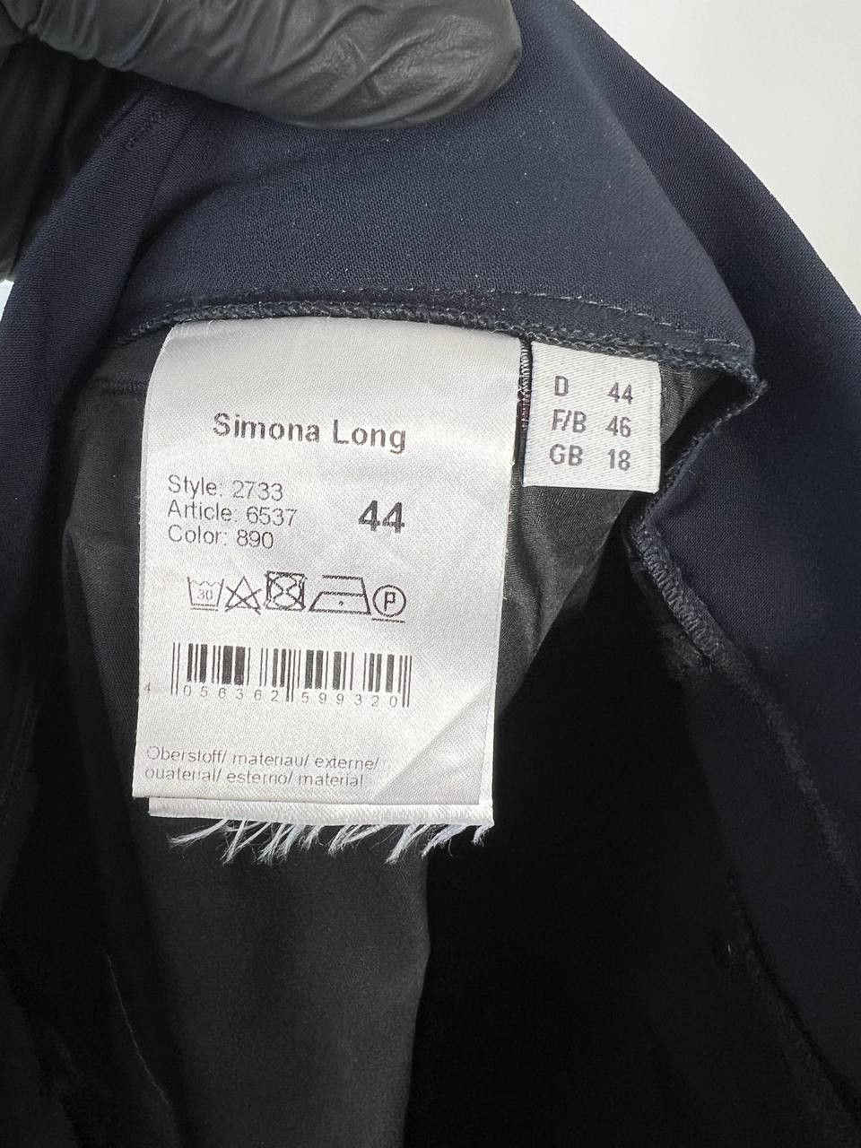 Other RAFFAELLO ROSSI SIMONA LONG PANTS NAVY SLIM TROUSERS Sz 44 Size 30" / US 8 / IT 44 - 4 Thumbnail