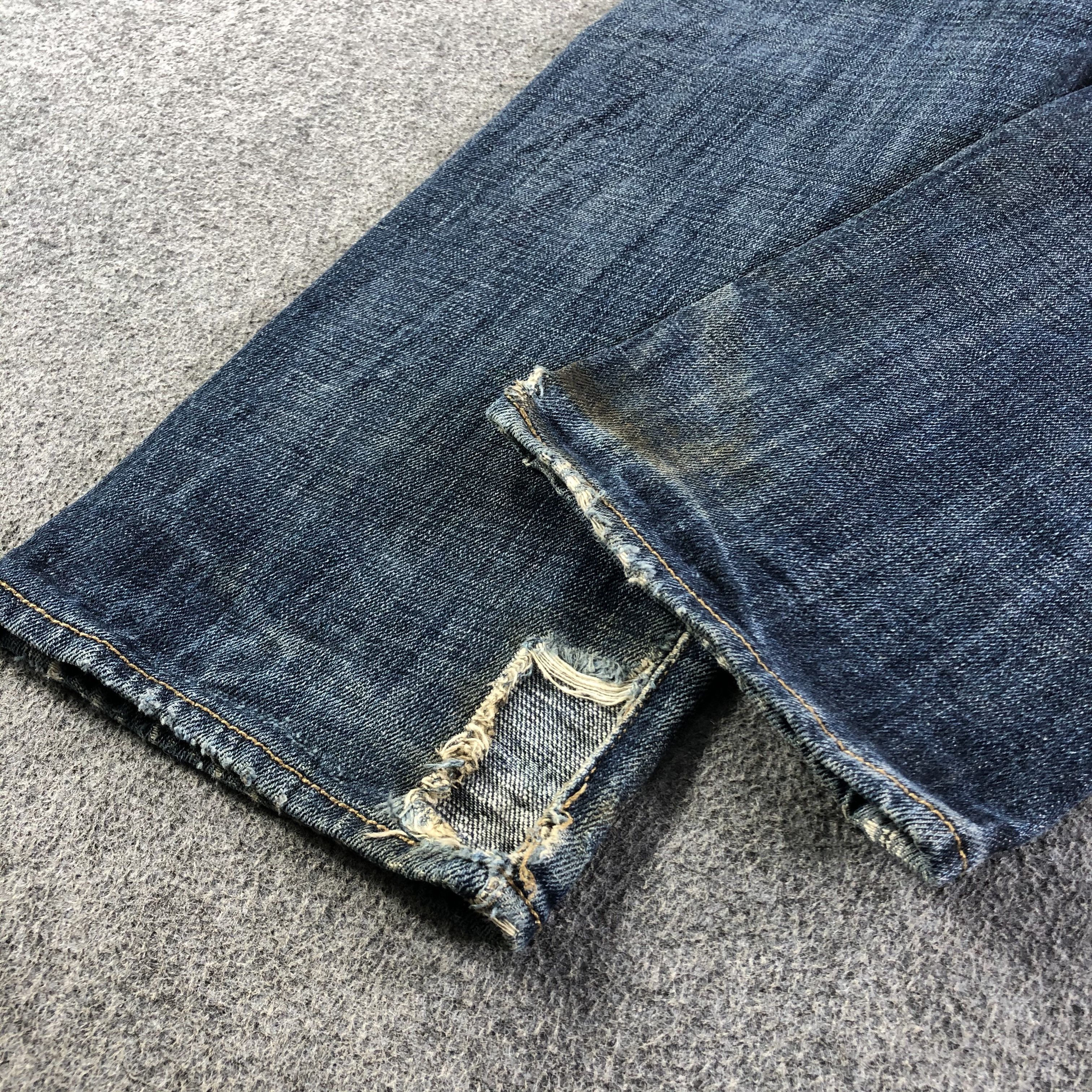 Levi's Vintage Blue Wash Levis 501 Jeans-J3471 Size US 33 - 6 Thumbnail
