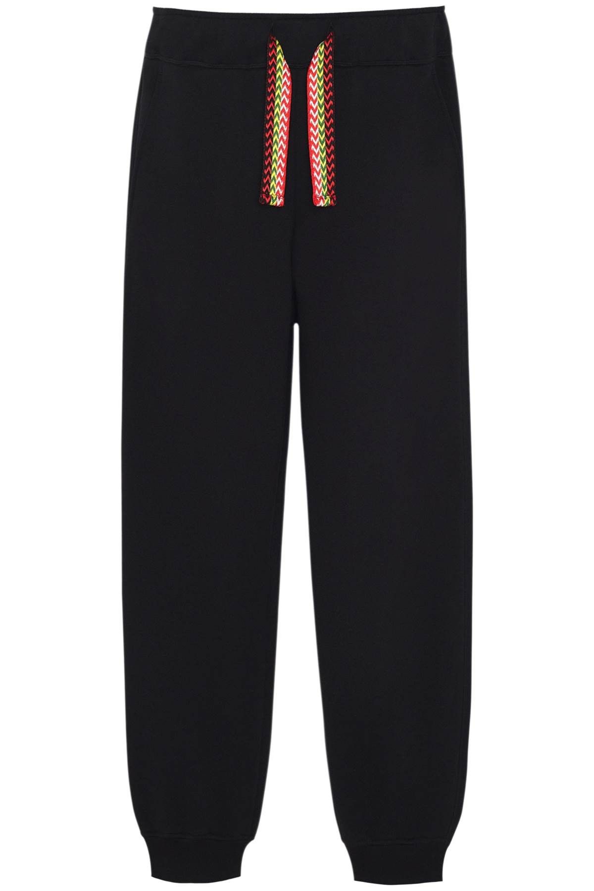 image of Lanvin 'curb Lace' Sweatpants in Nero, Men's (Size 30)