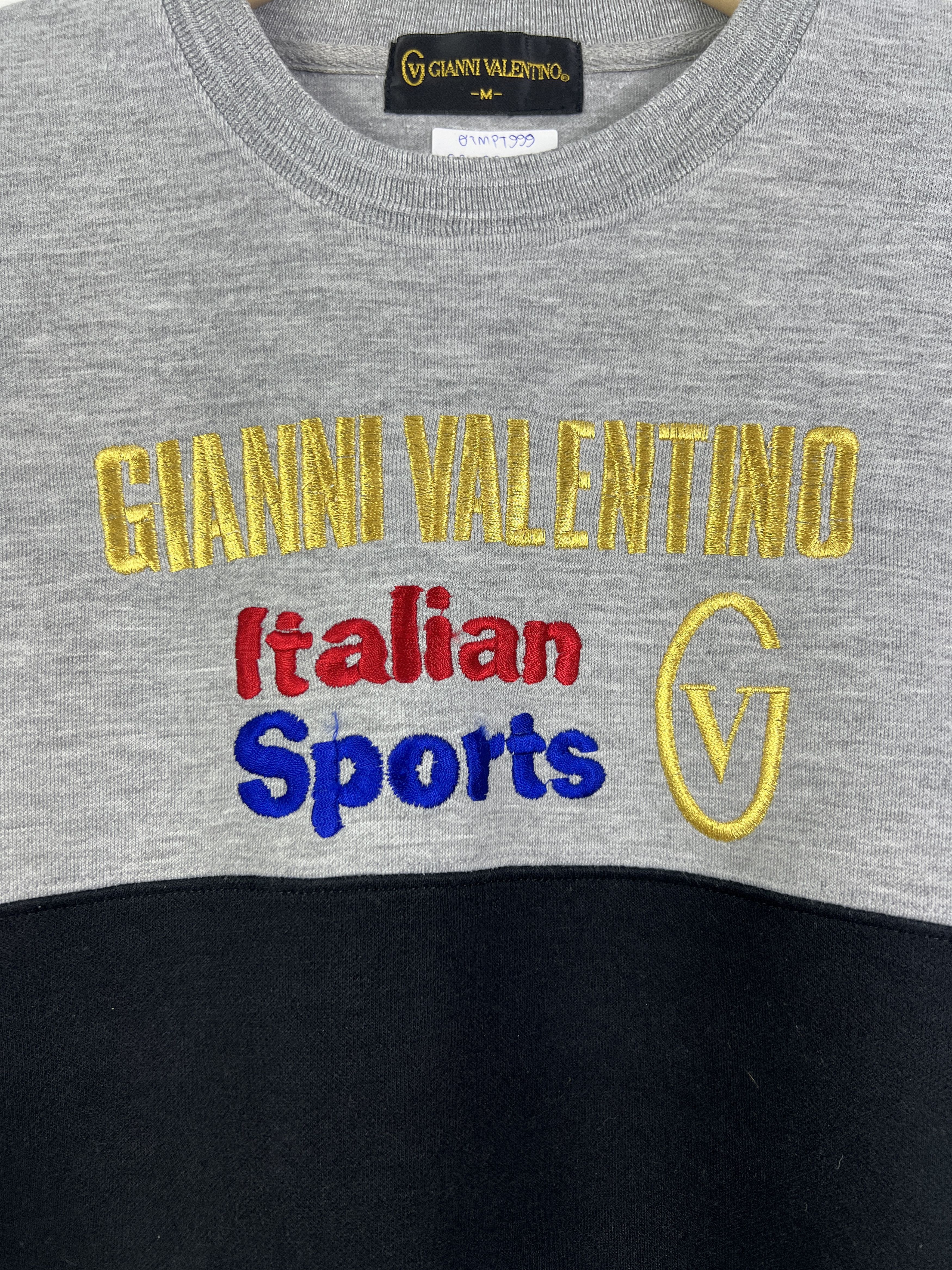 Gianni Valentino Vintage Gianni Valentino Box Logo Sweatshirt (M) GTMPT999 Size US M / EU 48-50 / 2 - 2 Thumbnail
