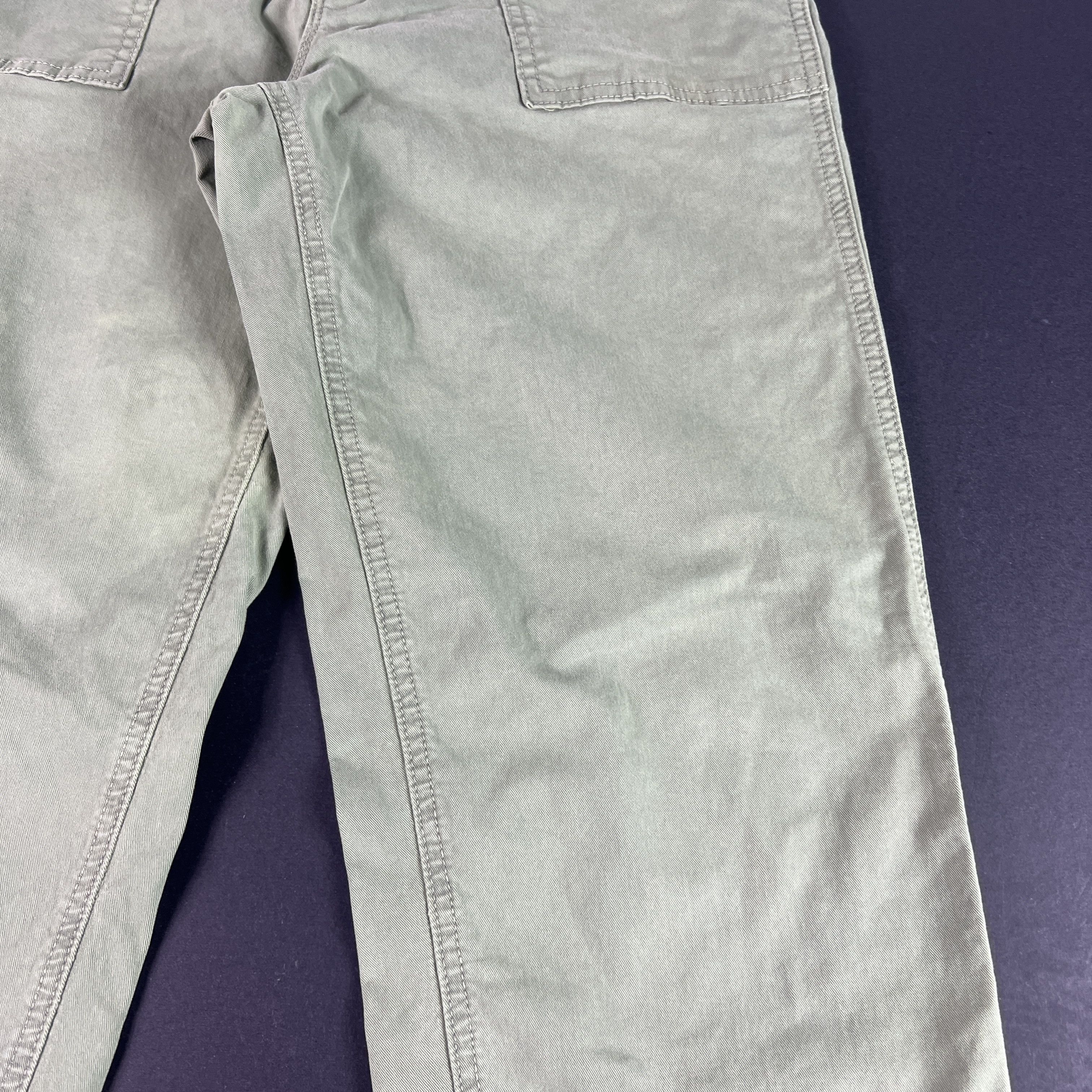 MOTHER Mother Pants Women High Rise Private Patch Pocket Ankle Fray Size 24" / US 00 / IT 34 - 3 Thumbnail