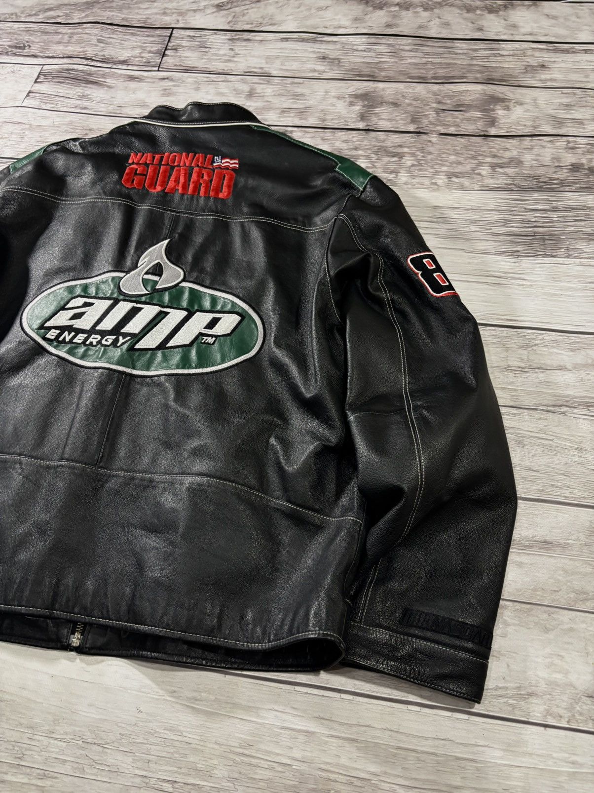 Hysteric Glamour VTG Yohji Yamamoto Style Nascar Racing Leather Jacket Size US XL / EU 56 / 4 - 6 Thumbnail