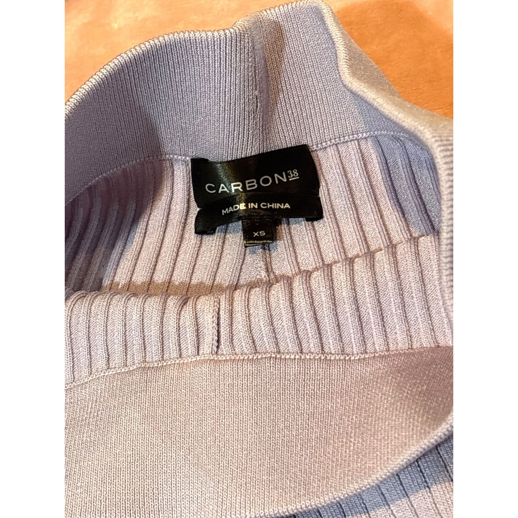 Carbon Carbon38 Lavender Knit Pants XS Size 25" / US 0 / IT 36 - 2 Thumbnail